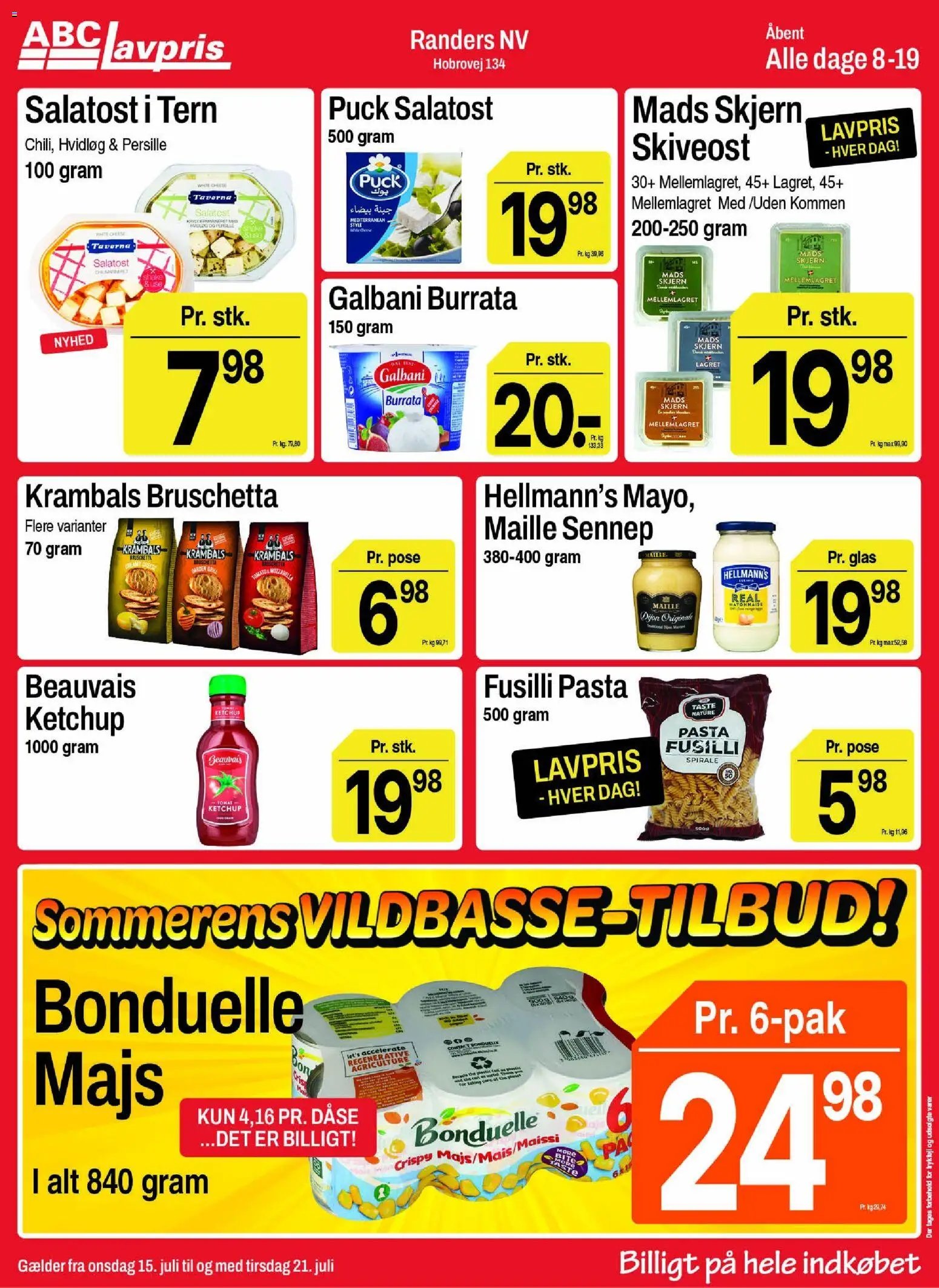 Abc Lavpris tilbudsavis fra 15/07/2026 Abc Lavpris - Tilbudsavis
