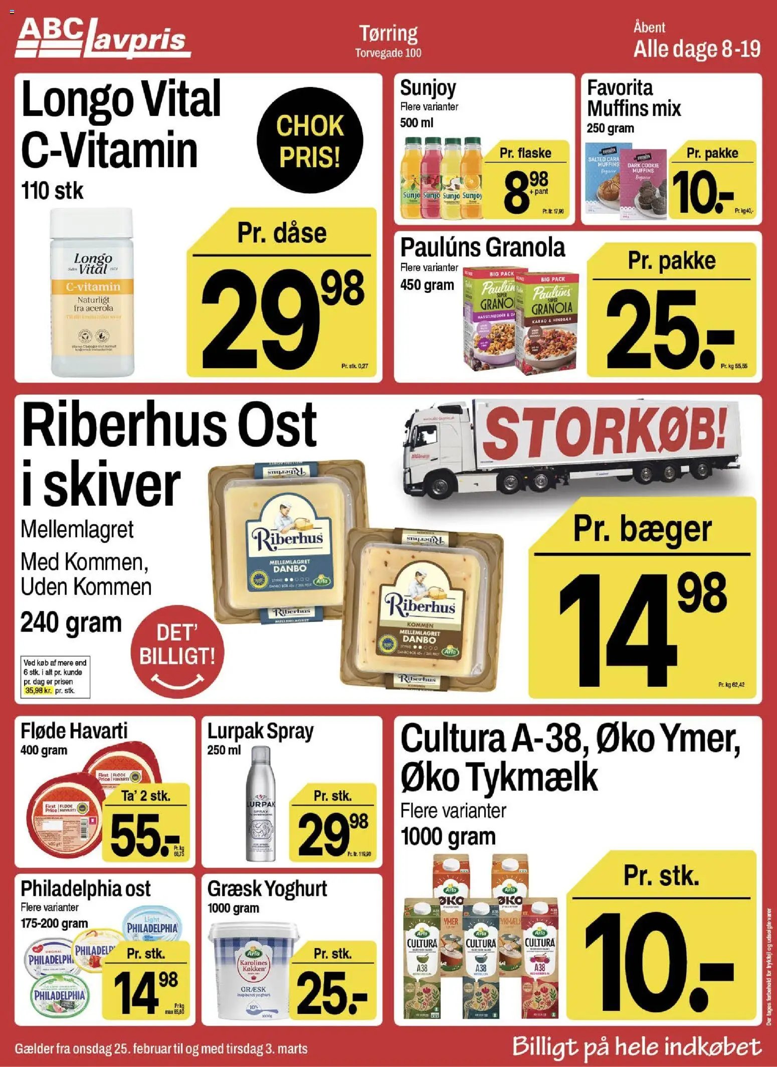 Abc Lavpris tilbudsavis fra 25/02/2026 Tørring