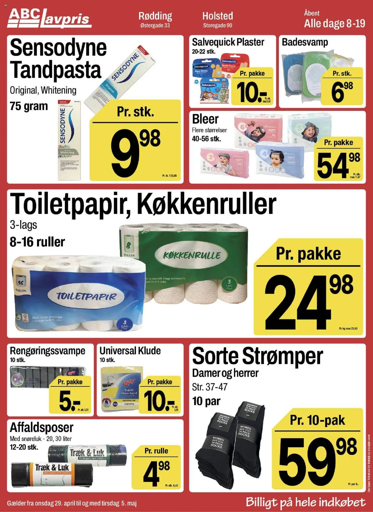 Abc Lavpris tilbudsavis fra 29/04/2026 Abc Lavpris - Holsted