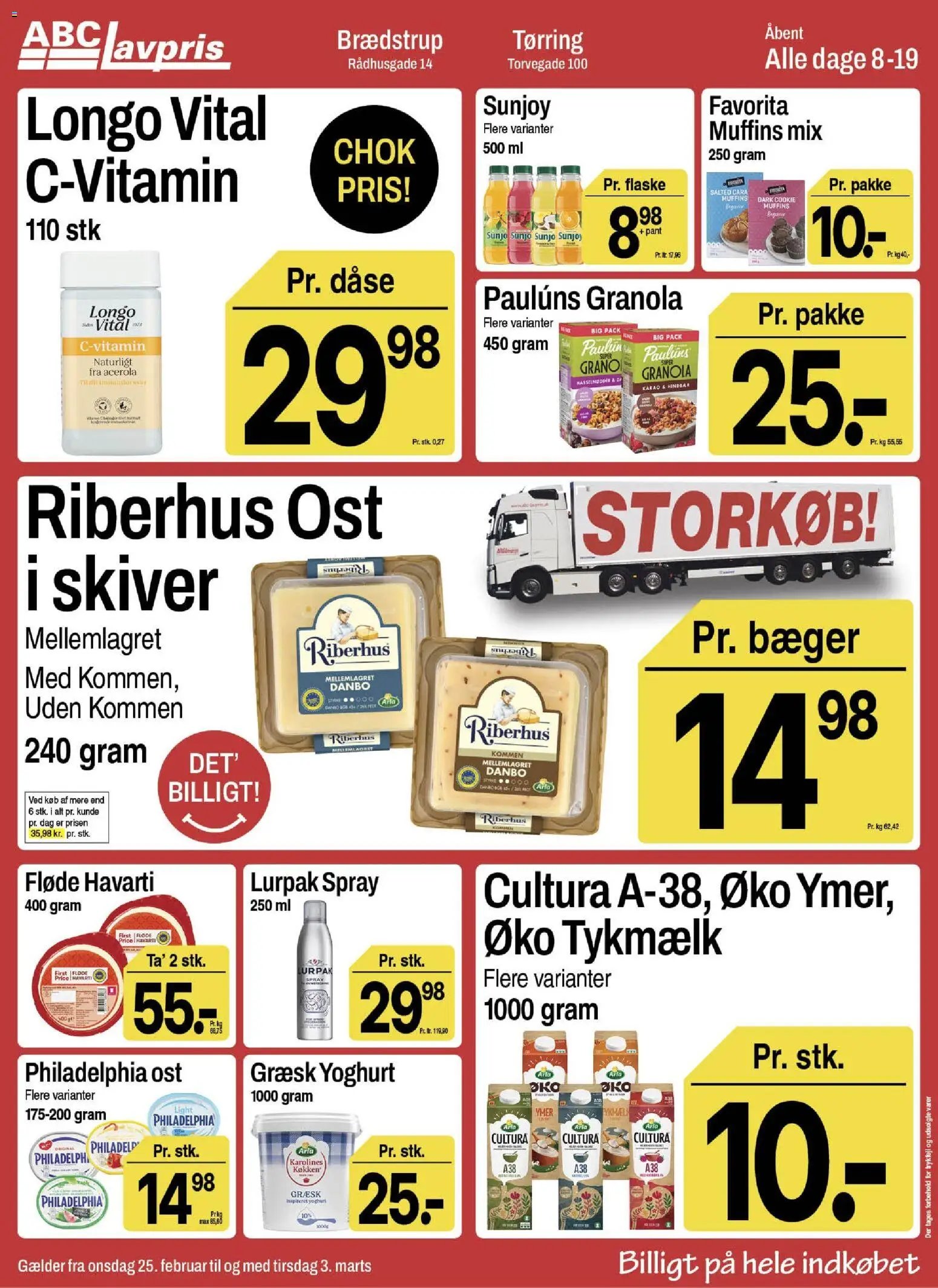 Abc Lavpris tilbudsavis fra 25/02/2026 Brædstrup