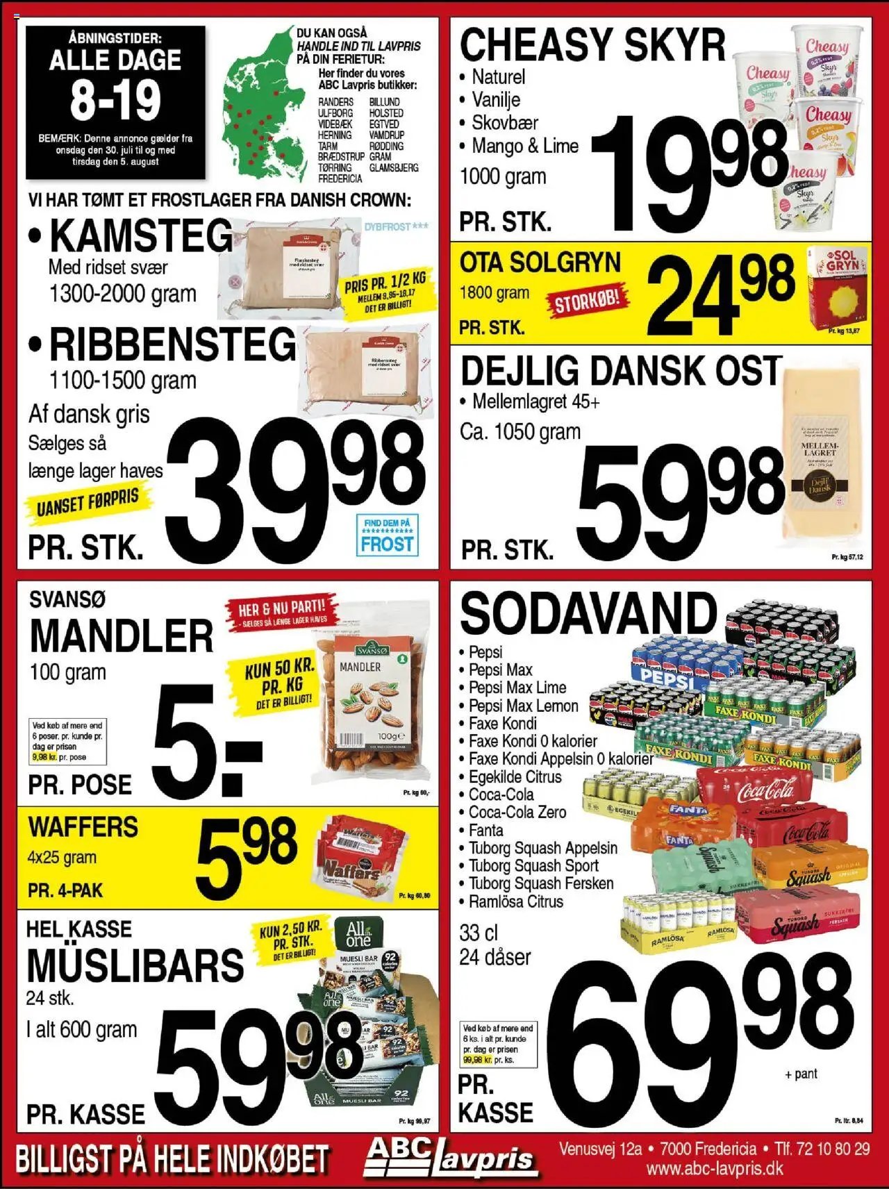 Abc Lavpris tilbudsavis fra 30/07/2026 Fredericia