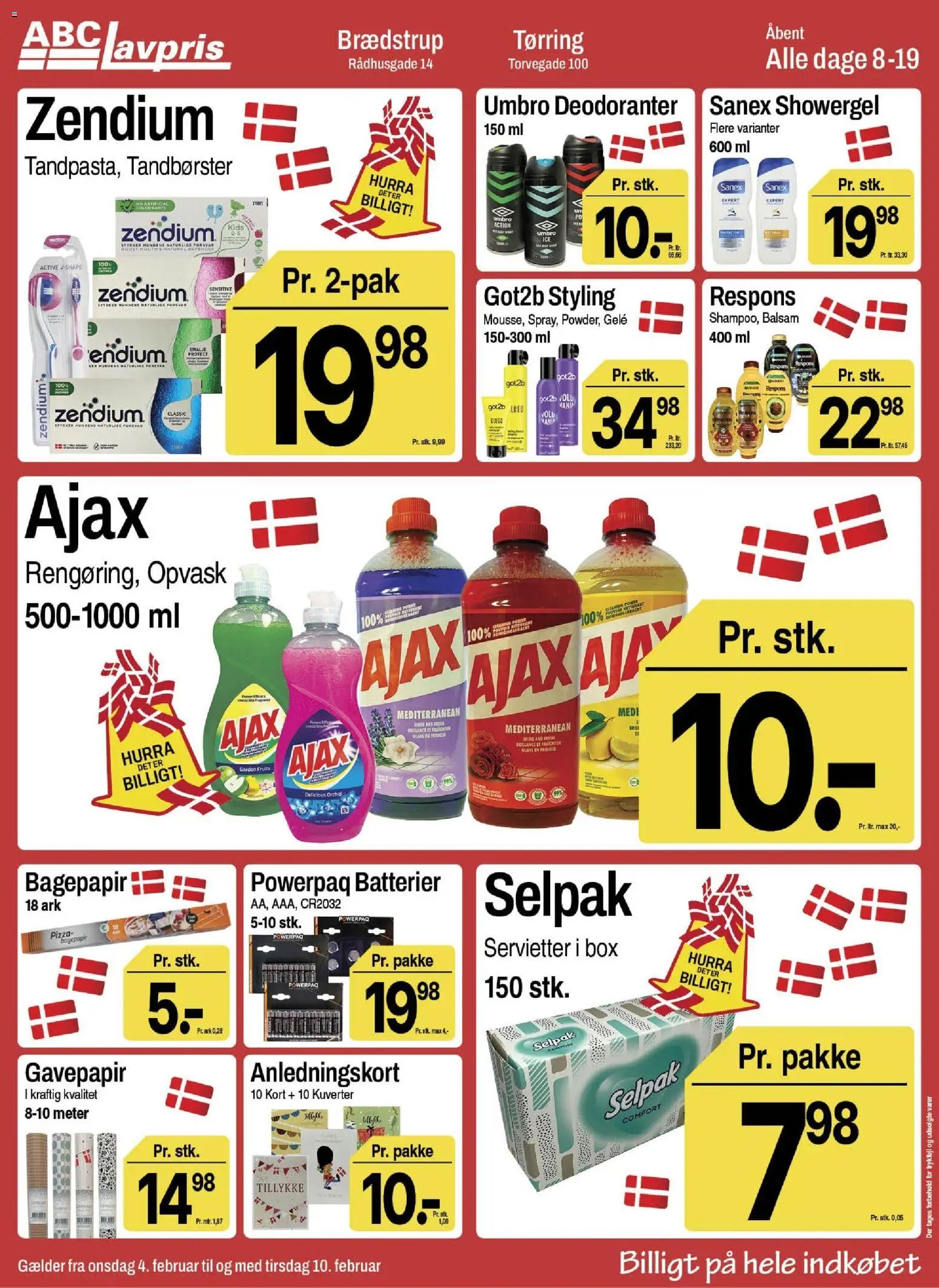 Abc Lavpris tilbudsavis fra 04/02/2026 Brædstrup