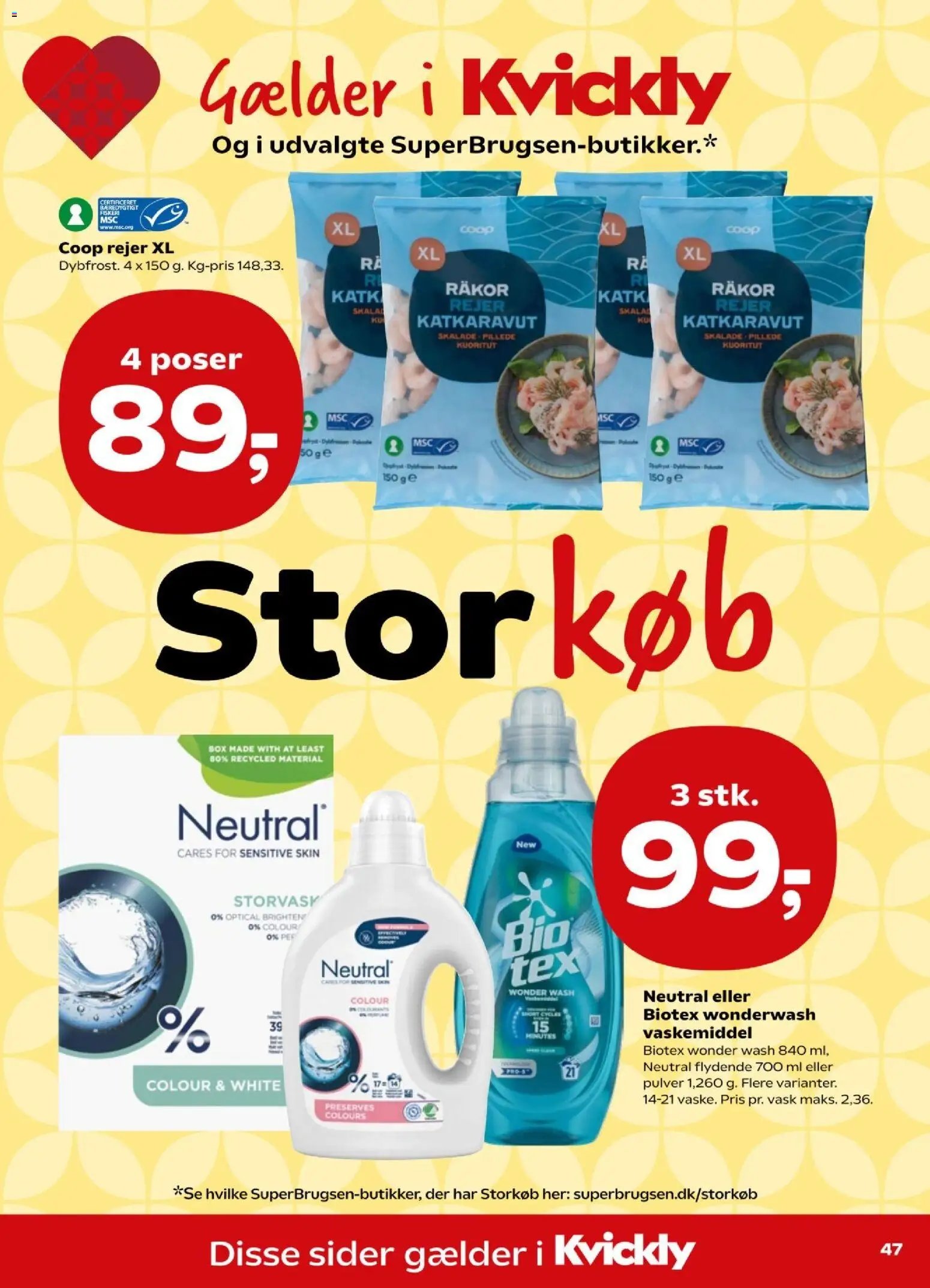 Nye Kvickly tilbud fra 30/10/2026