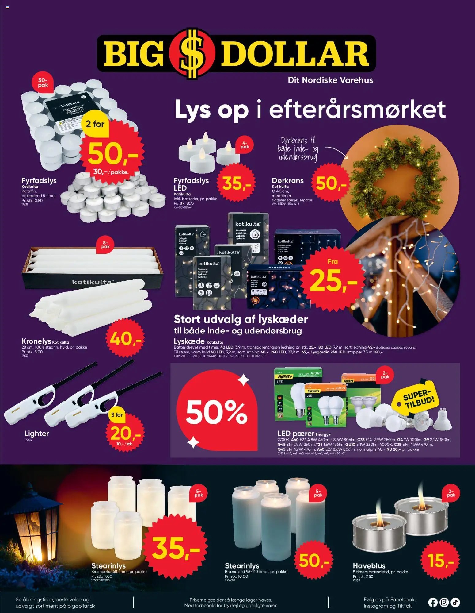 Nye Bigdollar tilbud fra 09/10/2026