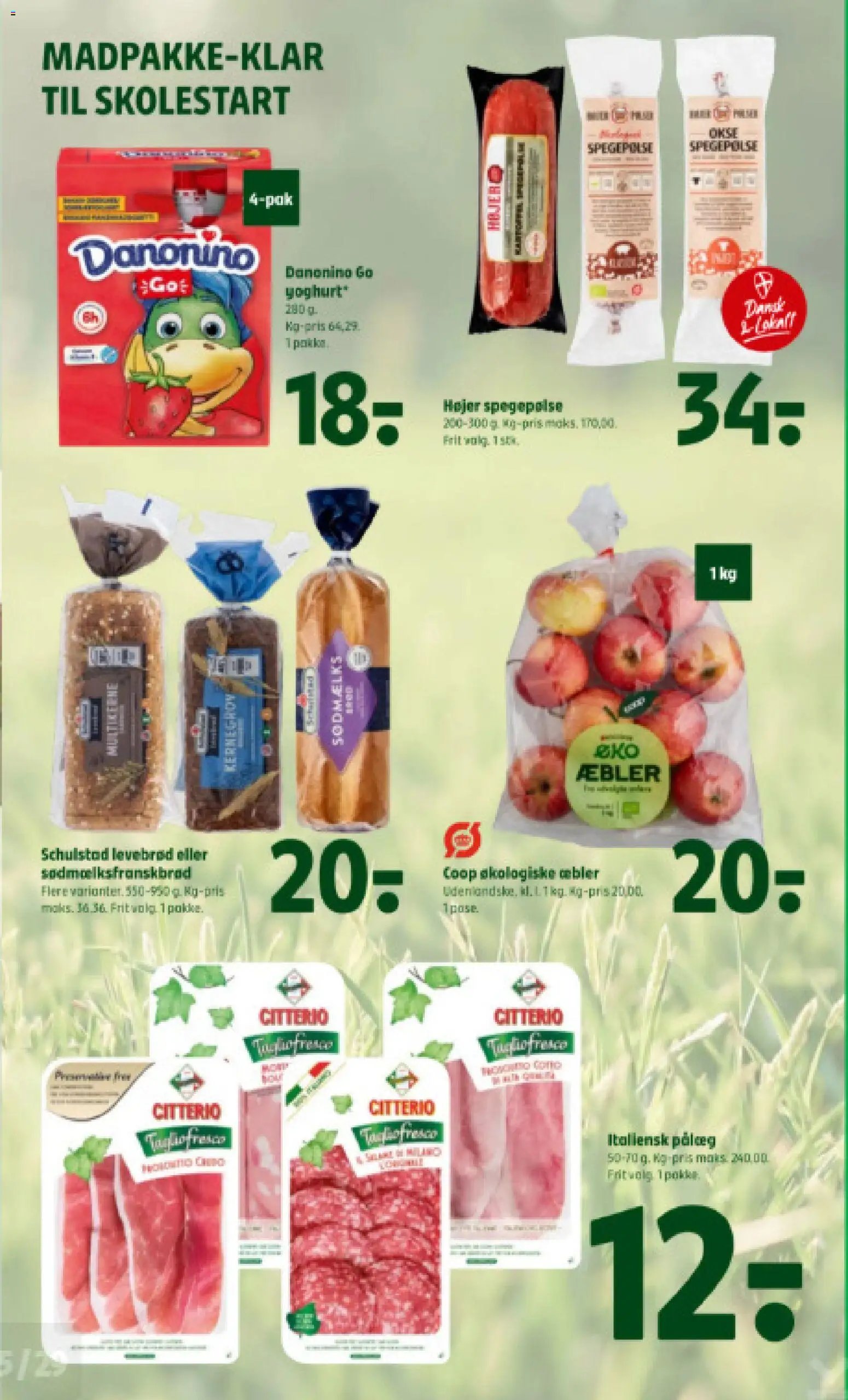 Coop 365 tilbudsavis fra 20/08/2026 Coop 365 - Tilbudsavis uge 34