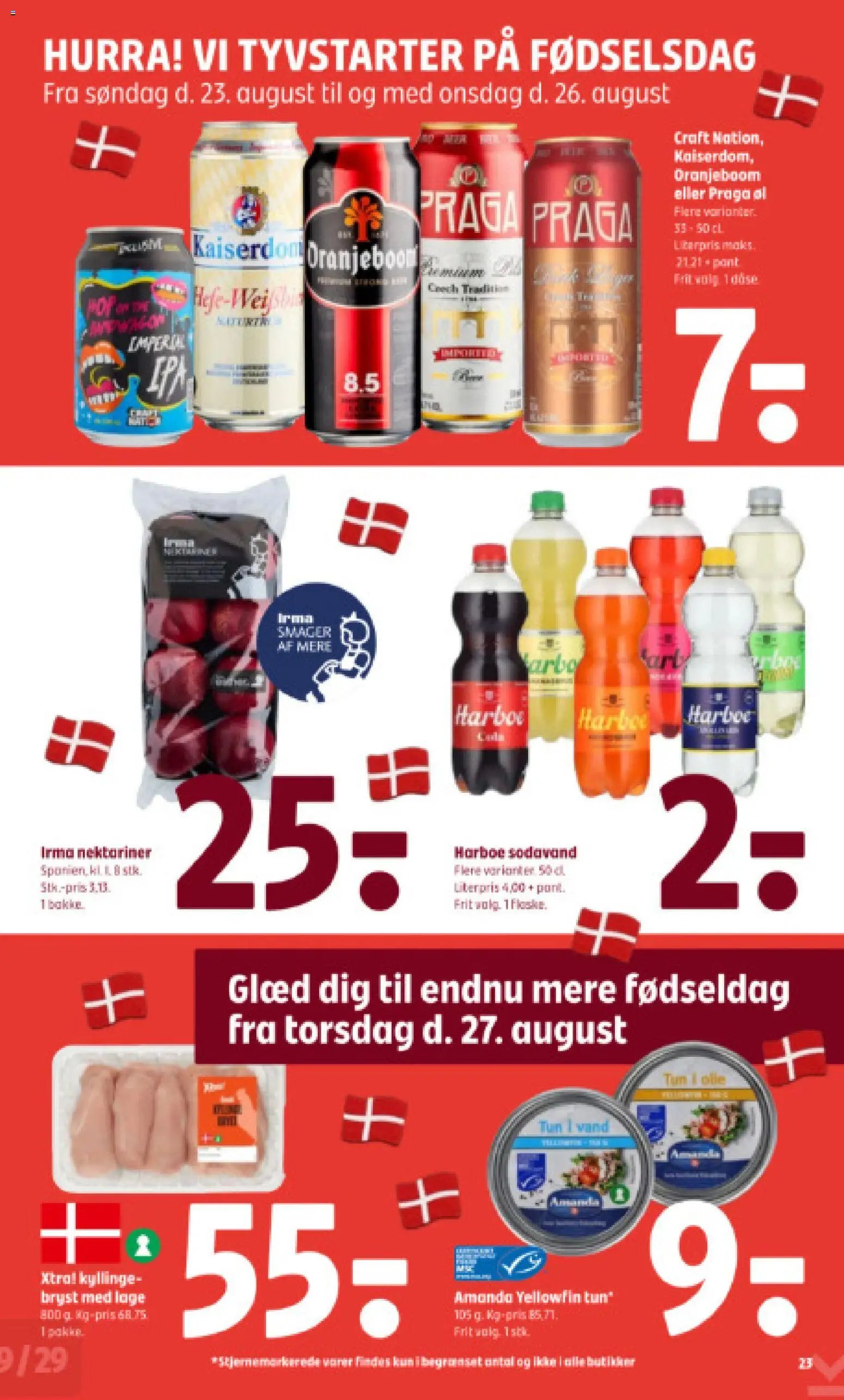 Coop 365 tilbudsavis fra 20/08/2026 Coop 365 - Tilbudsavis uge 34