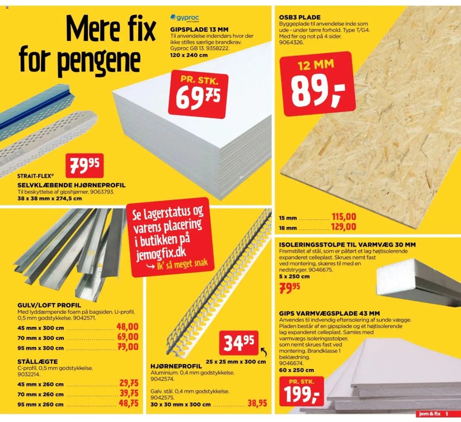 Jem & fix tilbudsavis fra 04/10/2026 Jem & fix - Tibudsavis uge 41