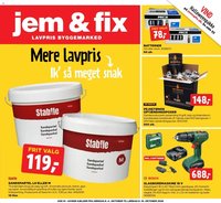 Jem & fix tilbudsavis fra 04/10/2026 Jem & fix - Tibudsavis uge 41