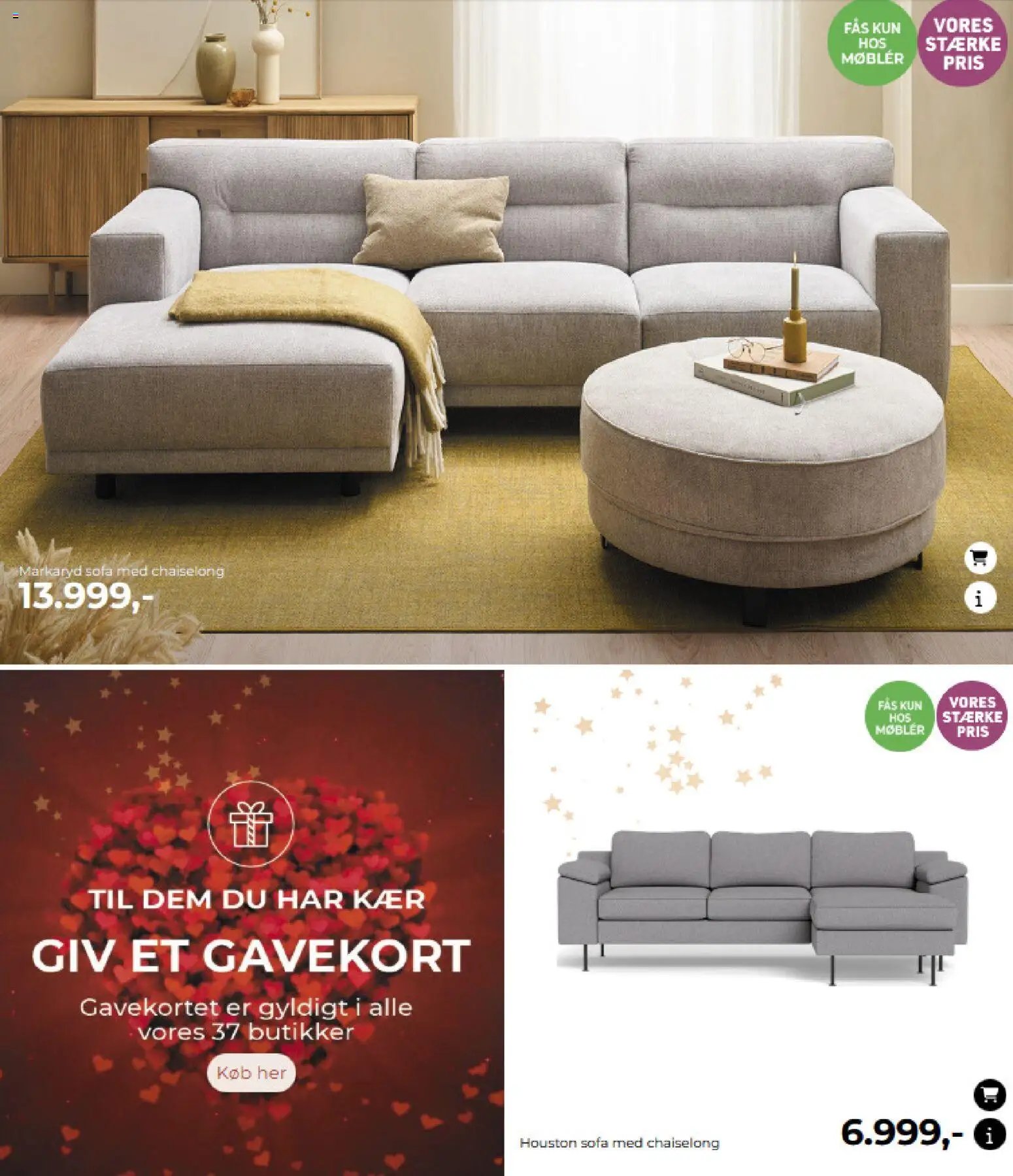 Møblér tilbudsavis fra 01/12/2025 Tilbudsavis