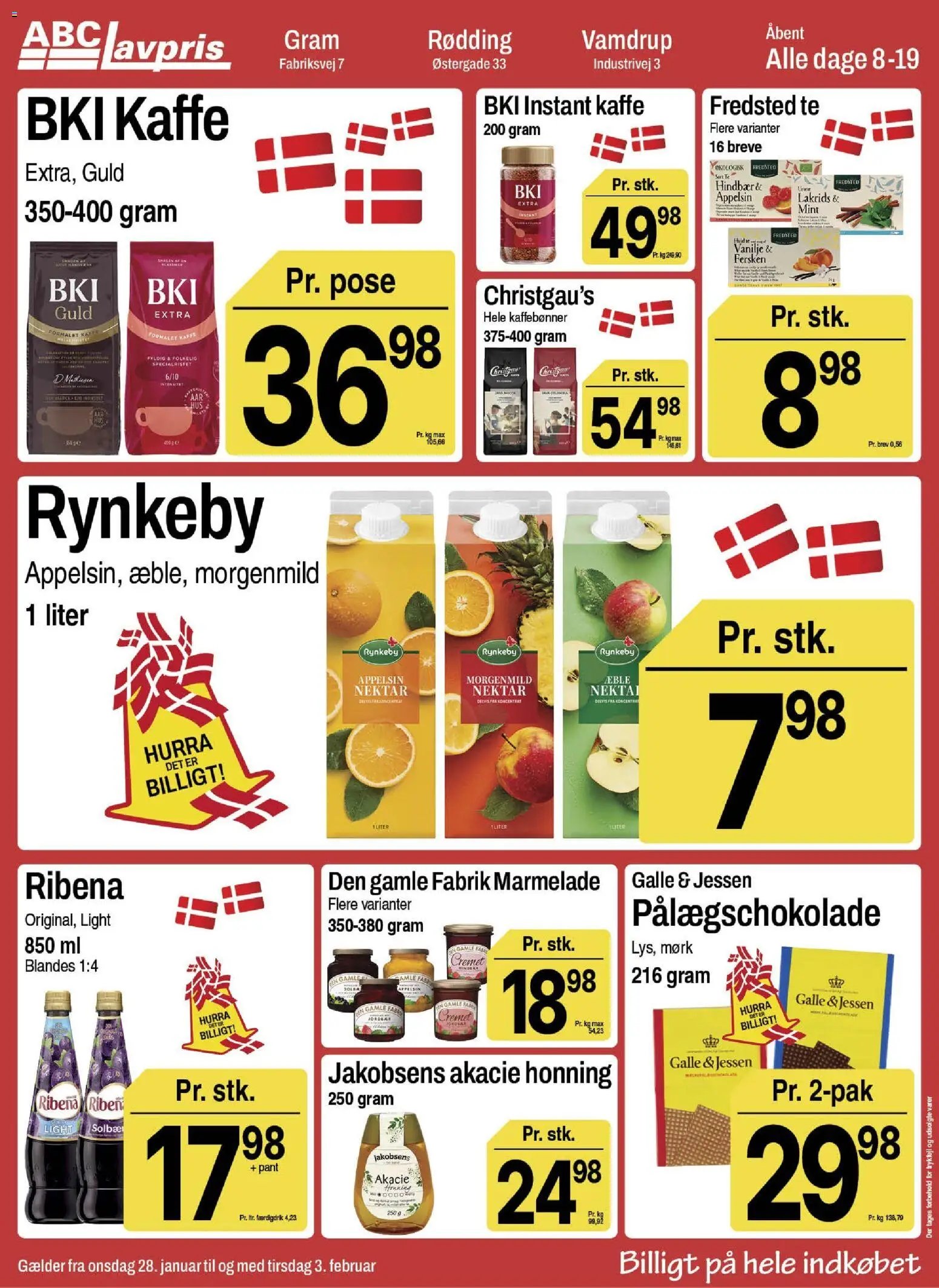 Abc Lavpris tilbudsavis fra 28/01/2026 Gram