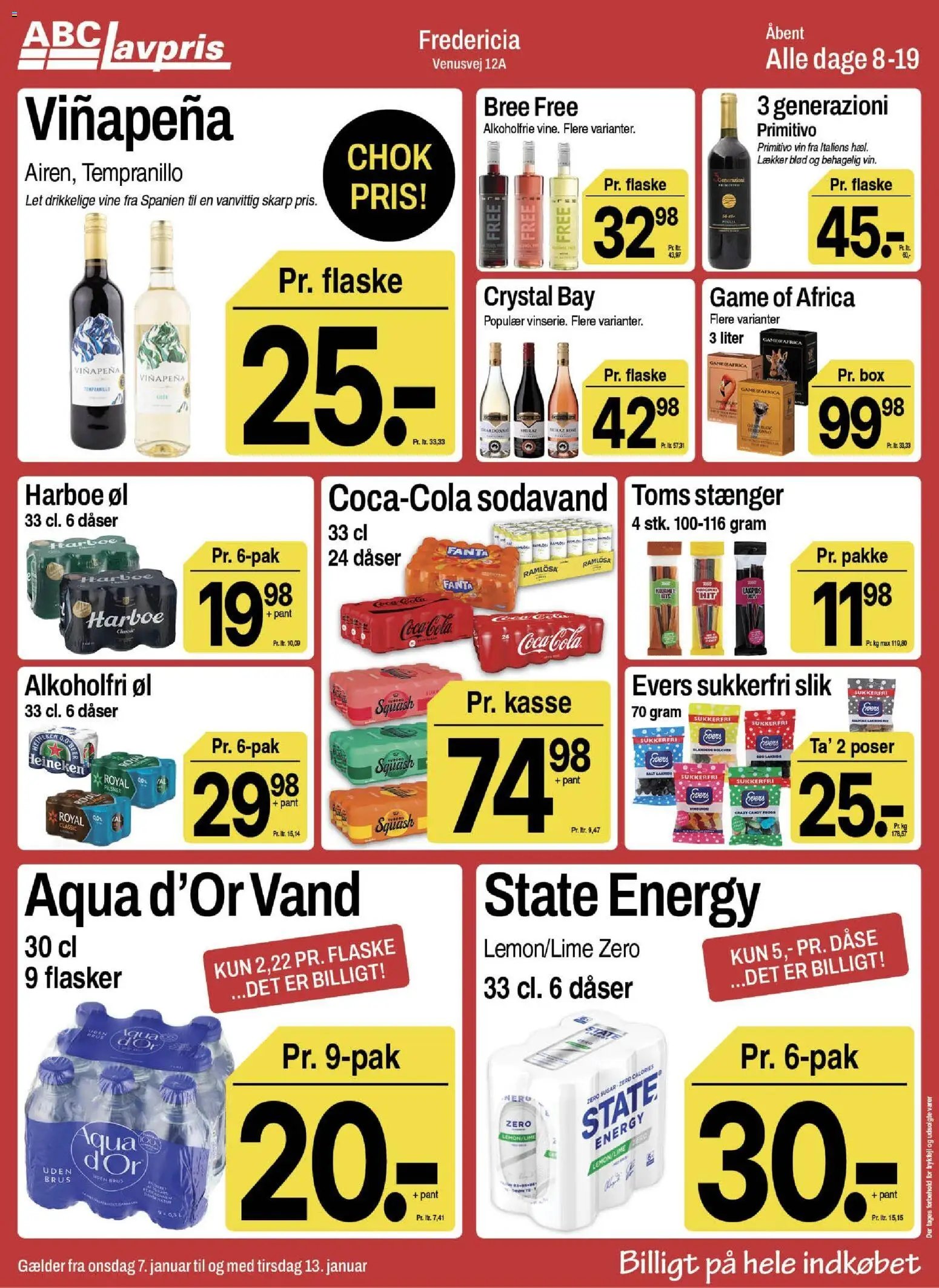 Abc Lavpris tilbudsavis fra 07/01/2026 Fredericia