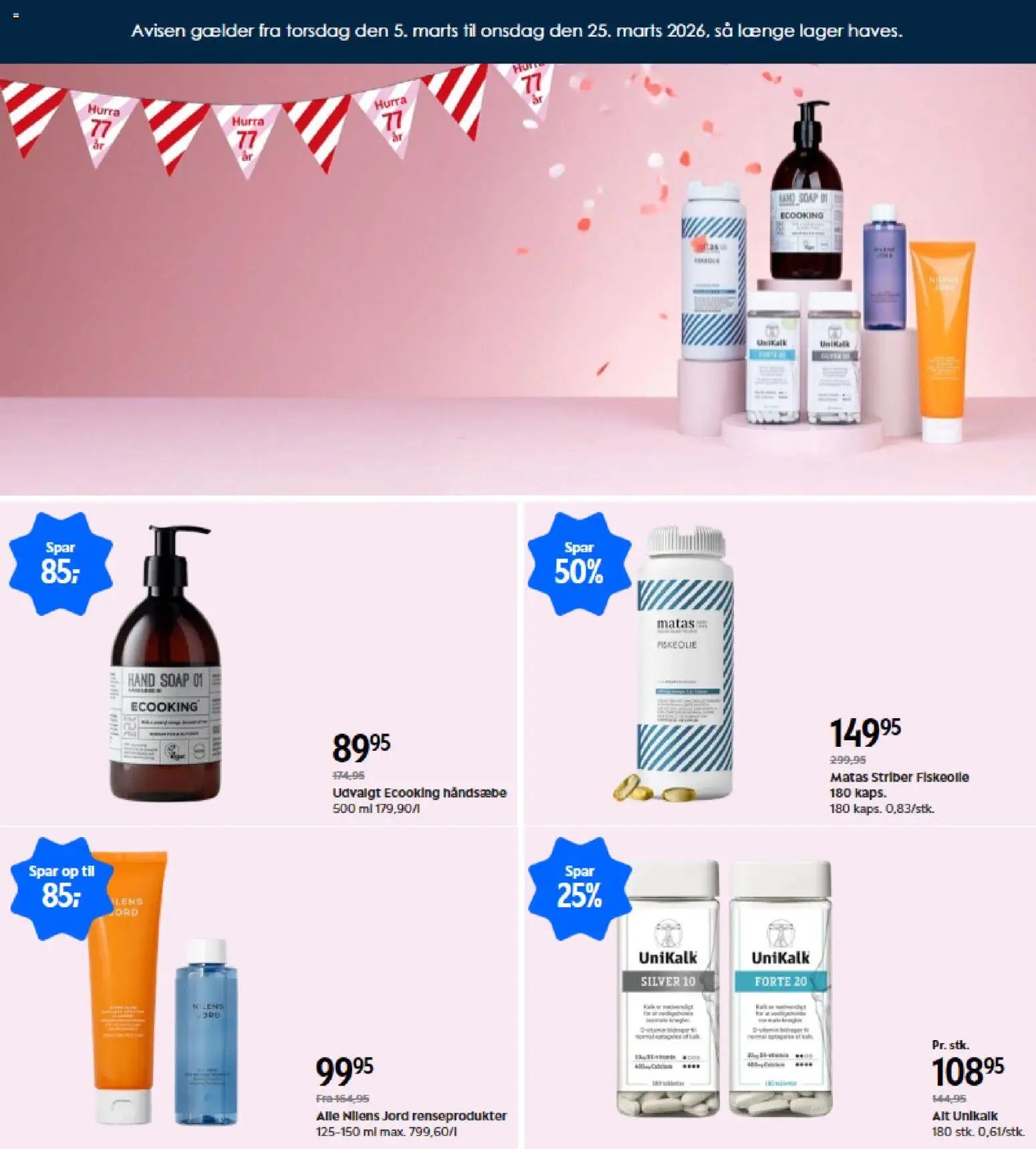 Matas tilbudsavis fra 05/03/2026 Matas - Tilbudsavis