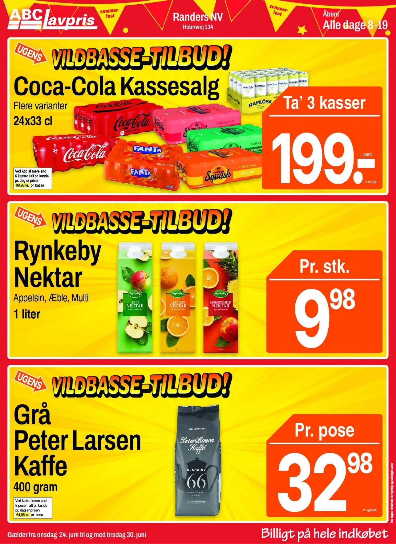 Abc Lavpris tilbudsavis fra 24/06/2026 Abc Lavpris - Tilbudsavis uge 26