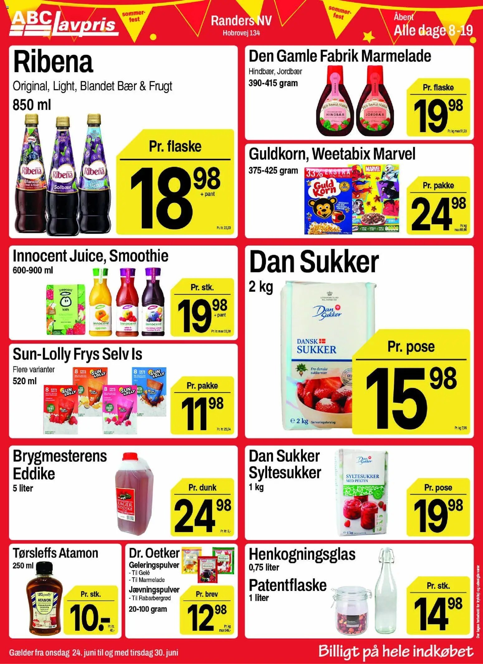 Abc Lavpris tilbudsavis fra 24/06/2026 Abc Lavpris - Tilbudsavis uge 26