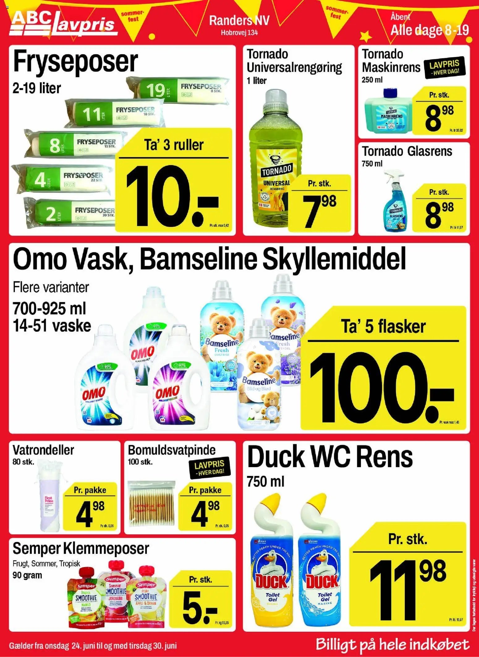 Abc Lavpris tilbudsavis fra 24/06/2026 Abc Lavpris - Tilbudsavis uge 26