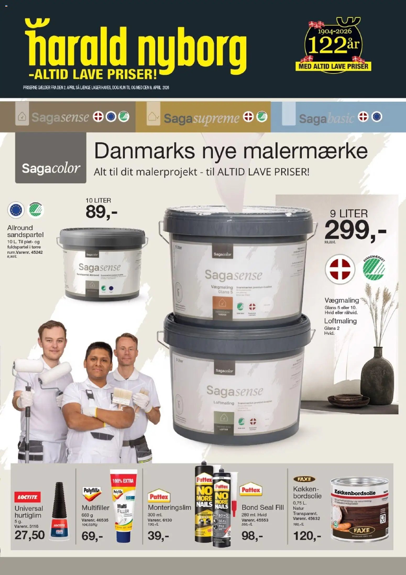 Harald Nyborg tilbudsavis fra 02/04/2026 Maling
