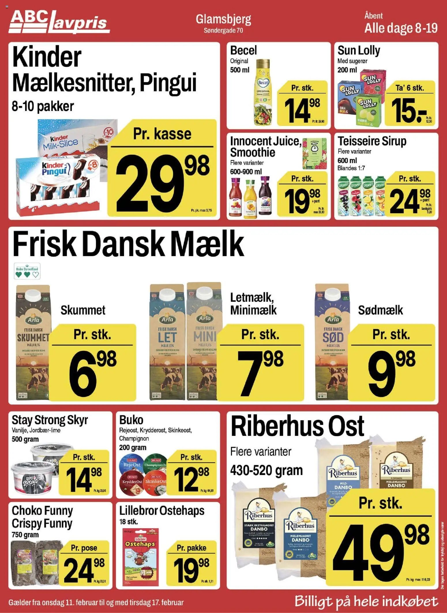 Abc Lavpris tilbudsavis fra 11/02/2026 Glamsbjerg