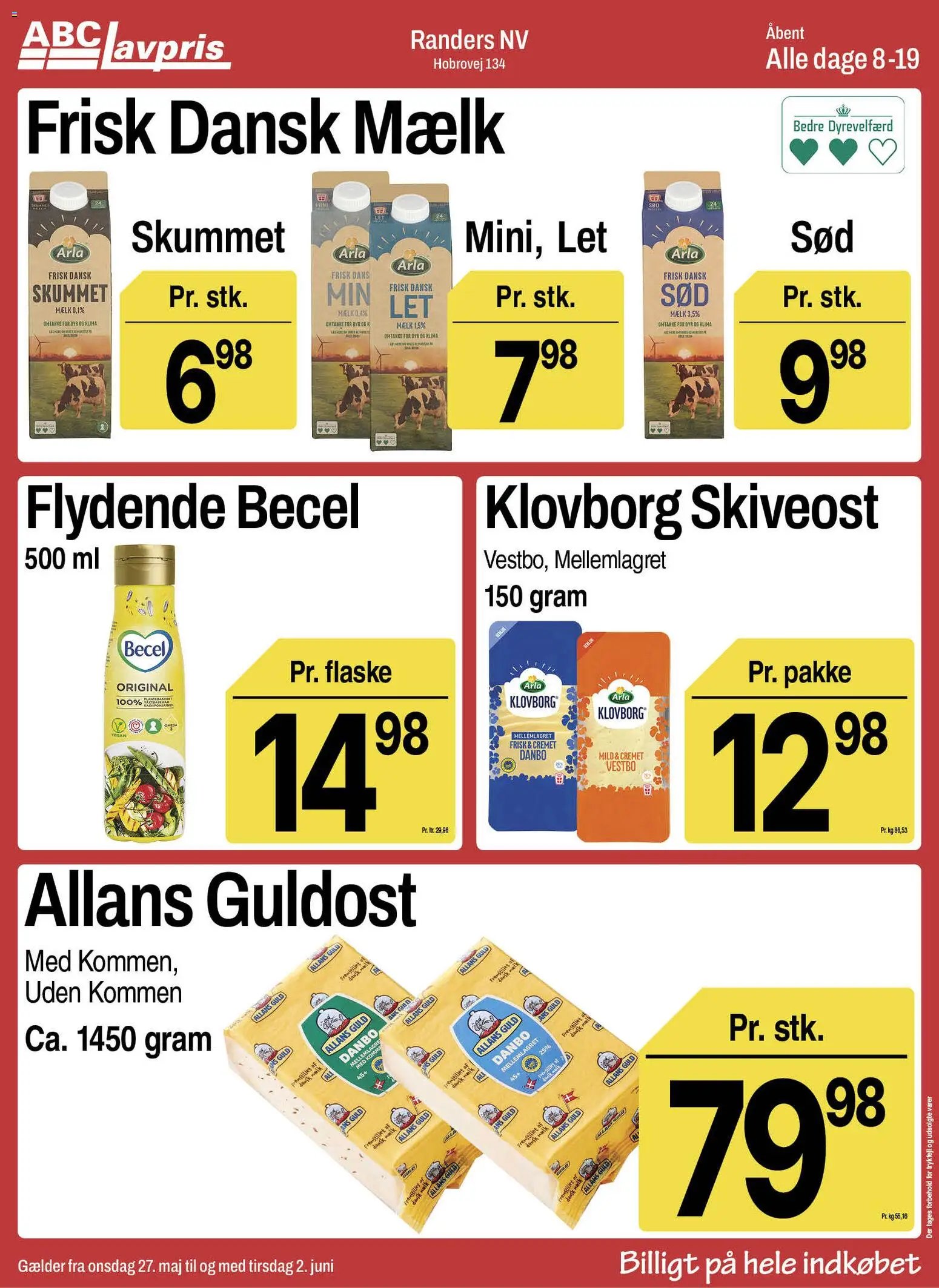 Abc Lavpris tilbudsavis fra 27/05/2026 Abc Lavpris - Tilbudsavis uge 22