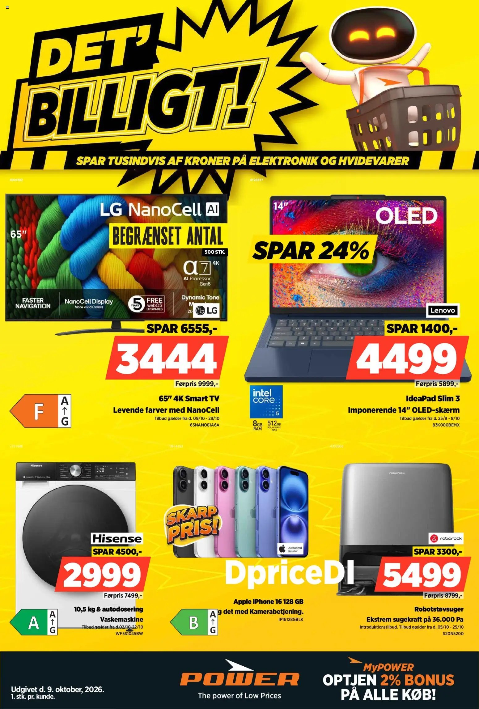 Nye Power tilbud fra 09/10/2026