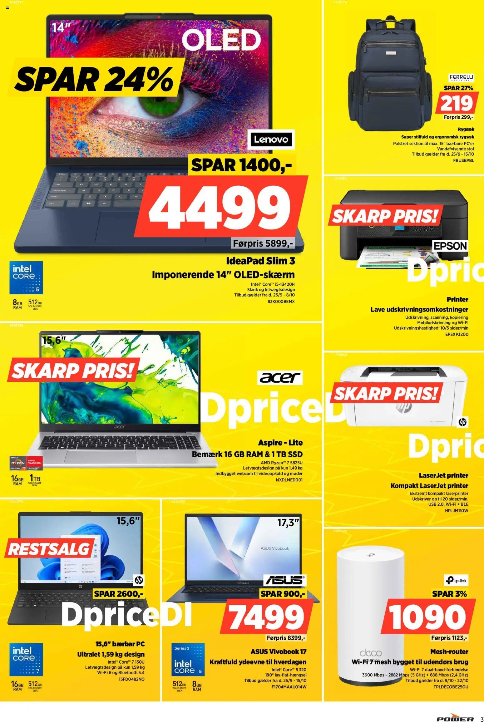 Nye Power tilbud fra 09/10/2026