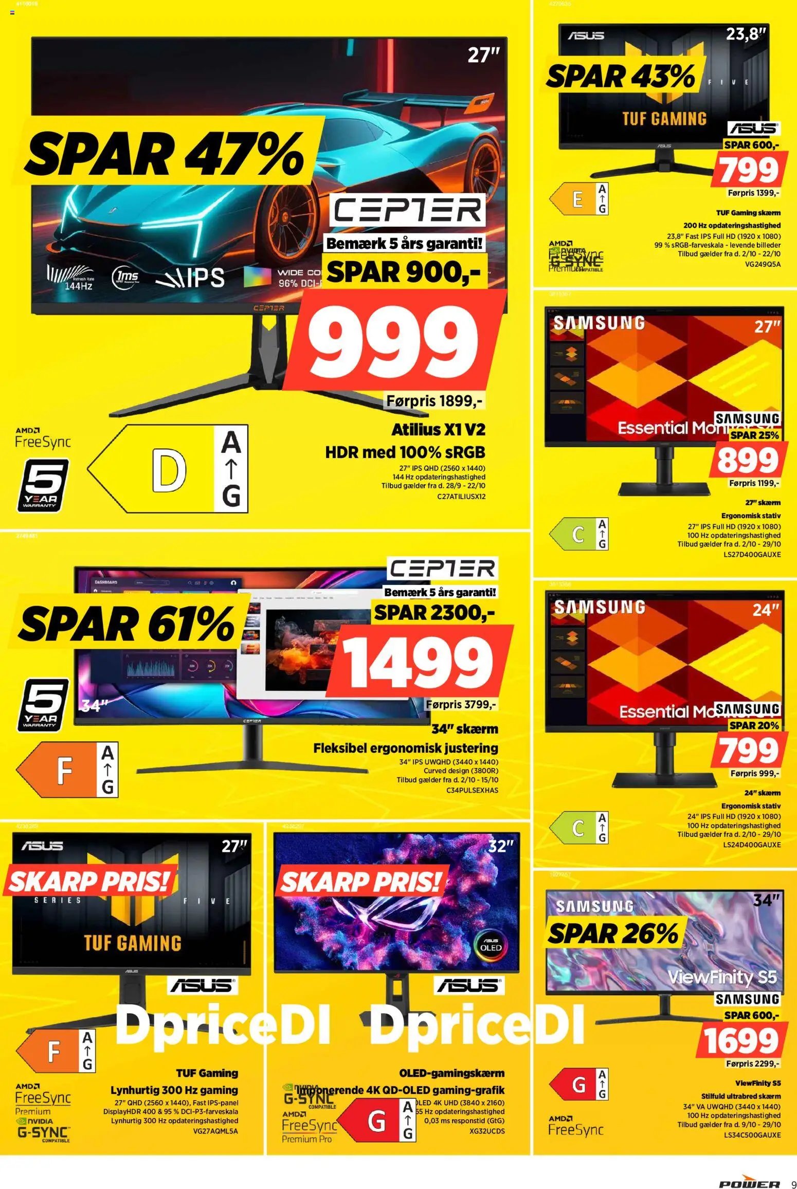 Nye Power tilbud fra 09/10/2026