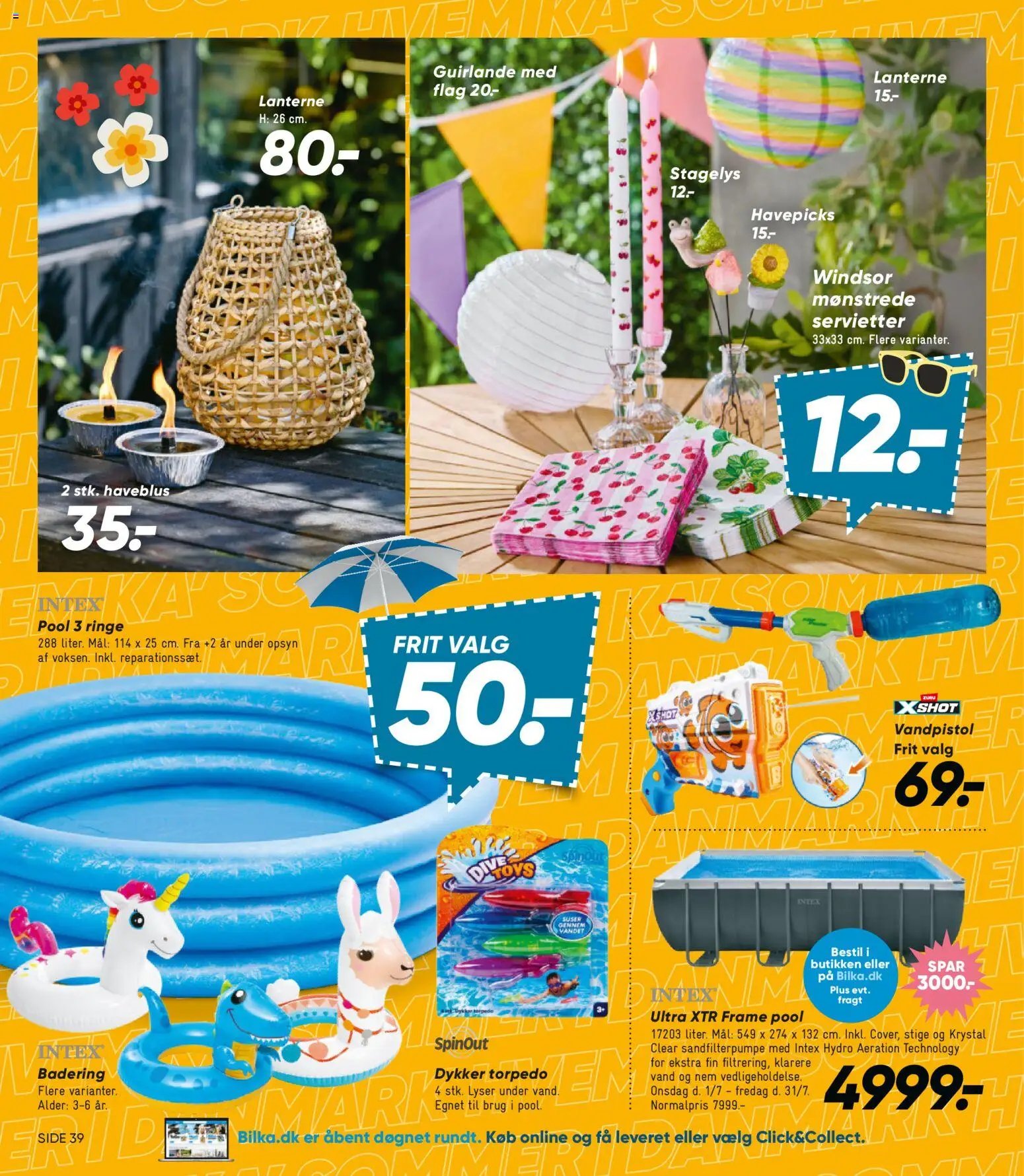 Bilka tilbudsavis fra 03/07/2026 Næste uges Bilka avis - Elektronik, Bolig, Have & Tekstil