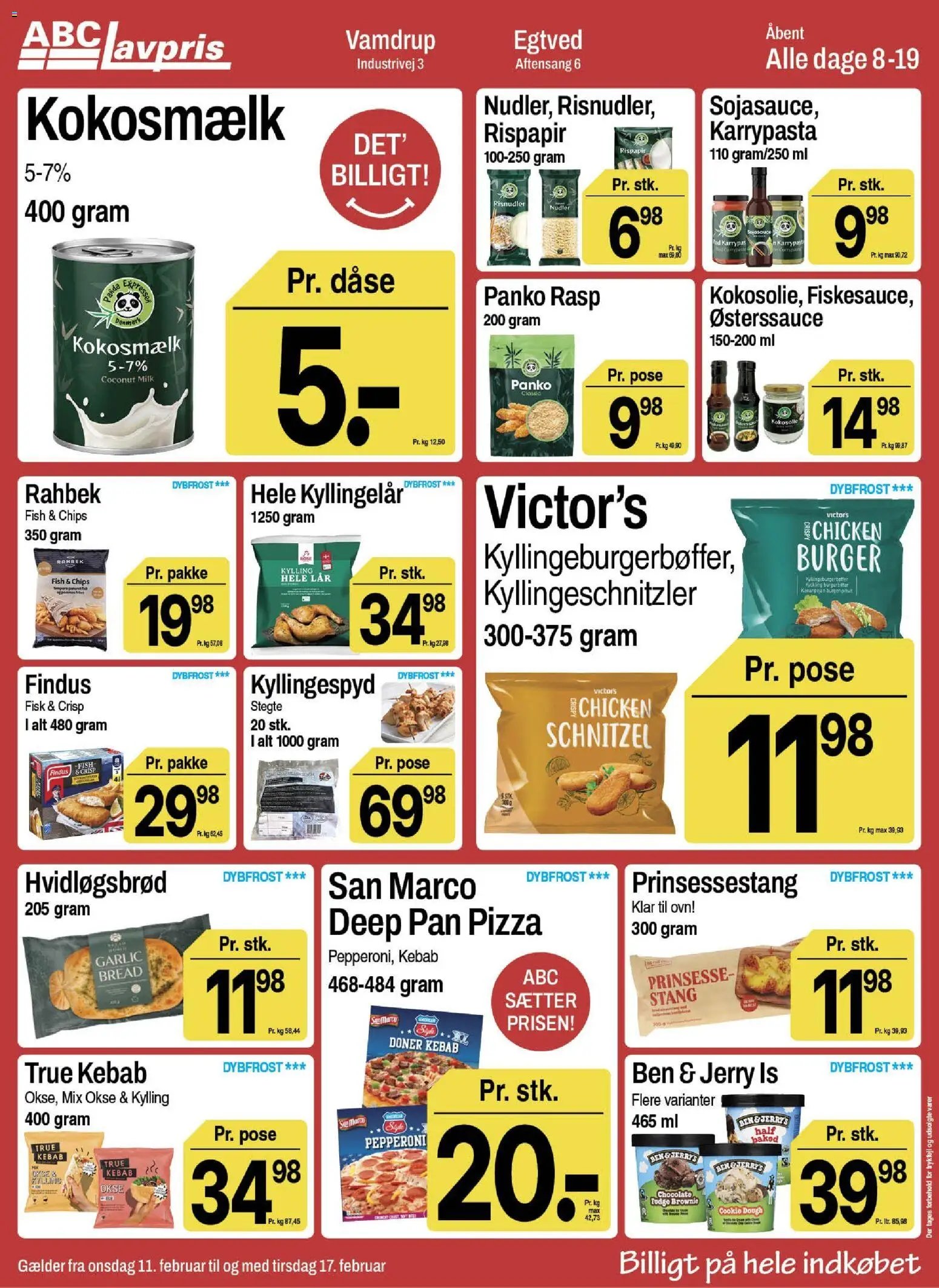 Abc Lavpris tilbudsavis fra 11/02/2026 Vamdrup