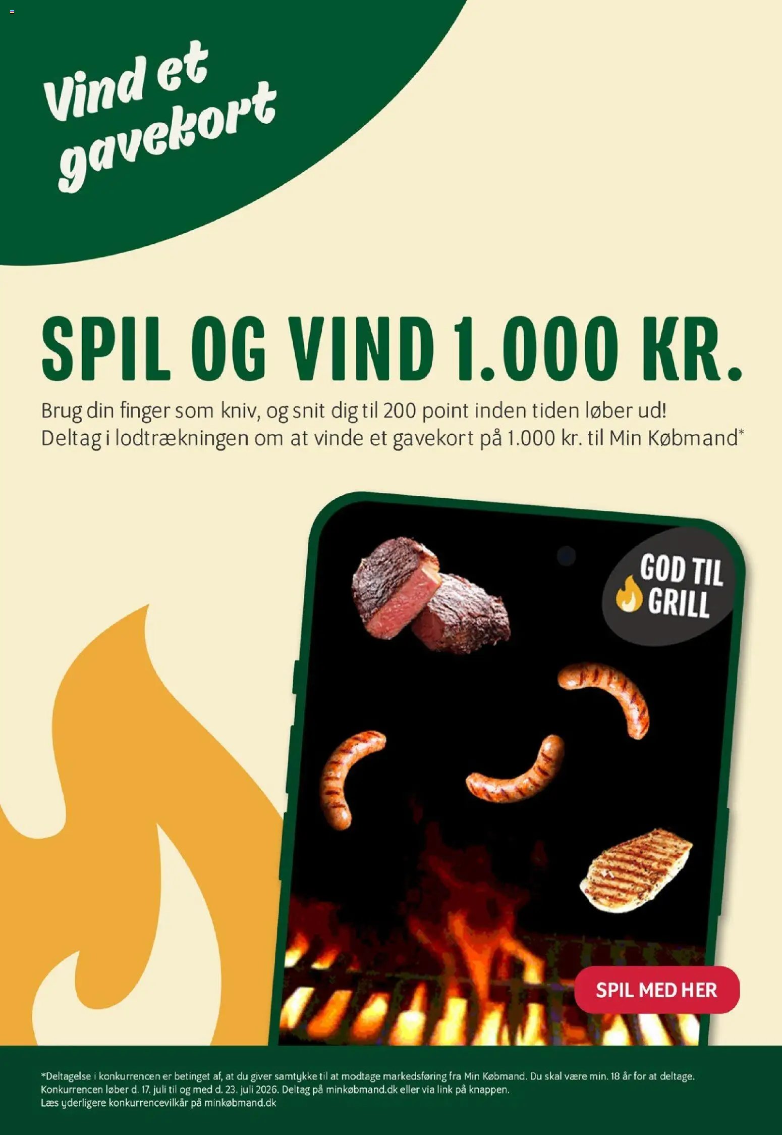 Min Købmand tilbudsavis fra 17/07/2026 Min Købmand - Tilbudsavis uge 30