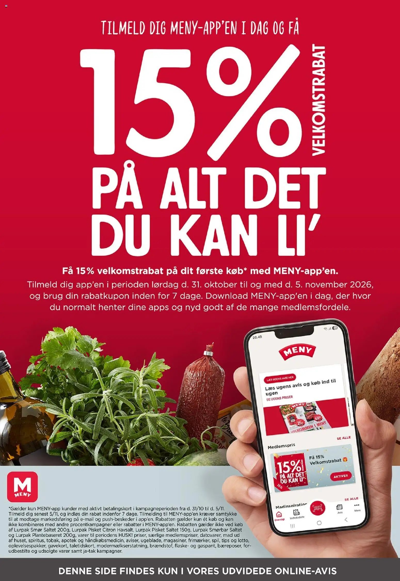 Meny Black Friday Tilbudsavis (fra 30/10/2026)