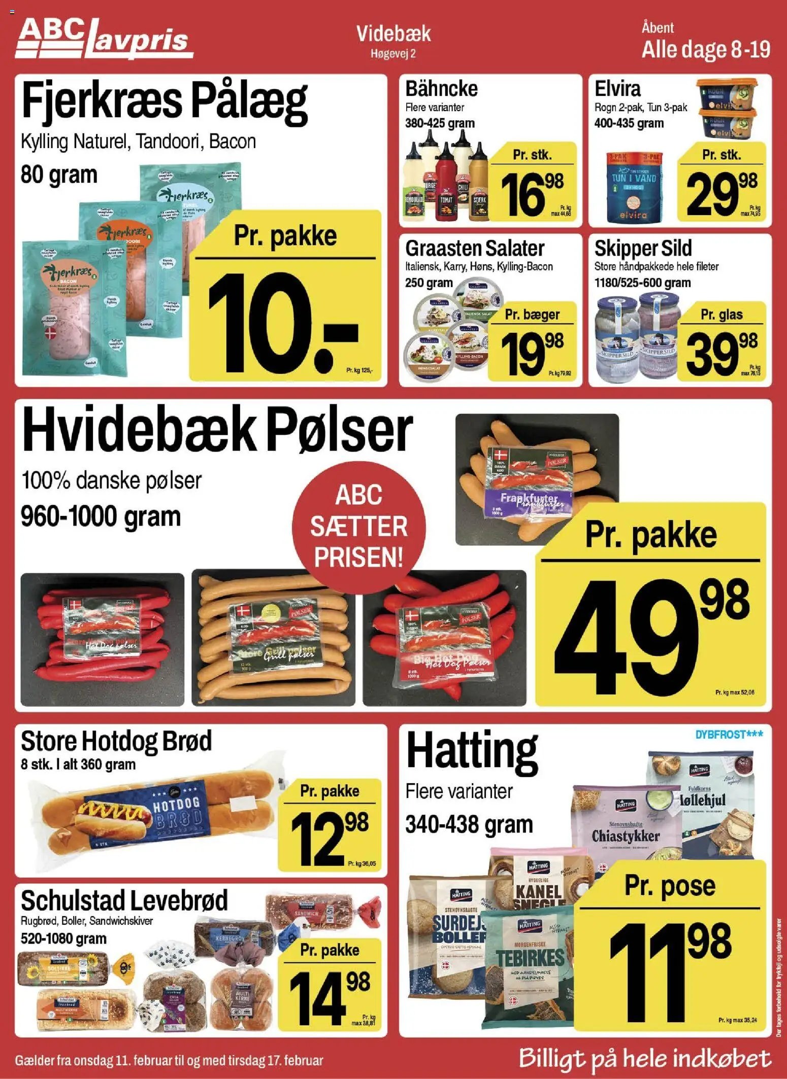 Abc Lavpris tilbudsavis fra 11/02/2026 Videbæk