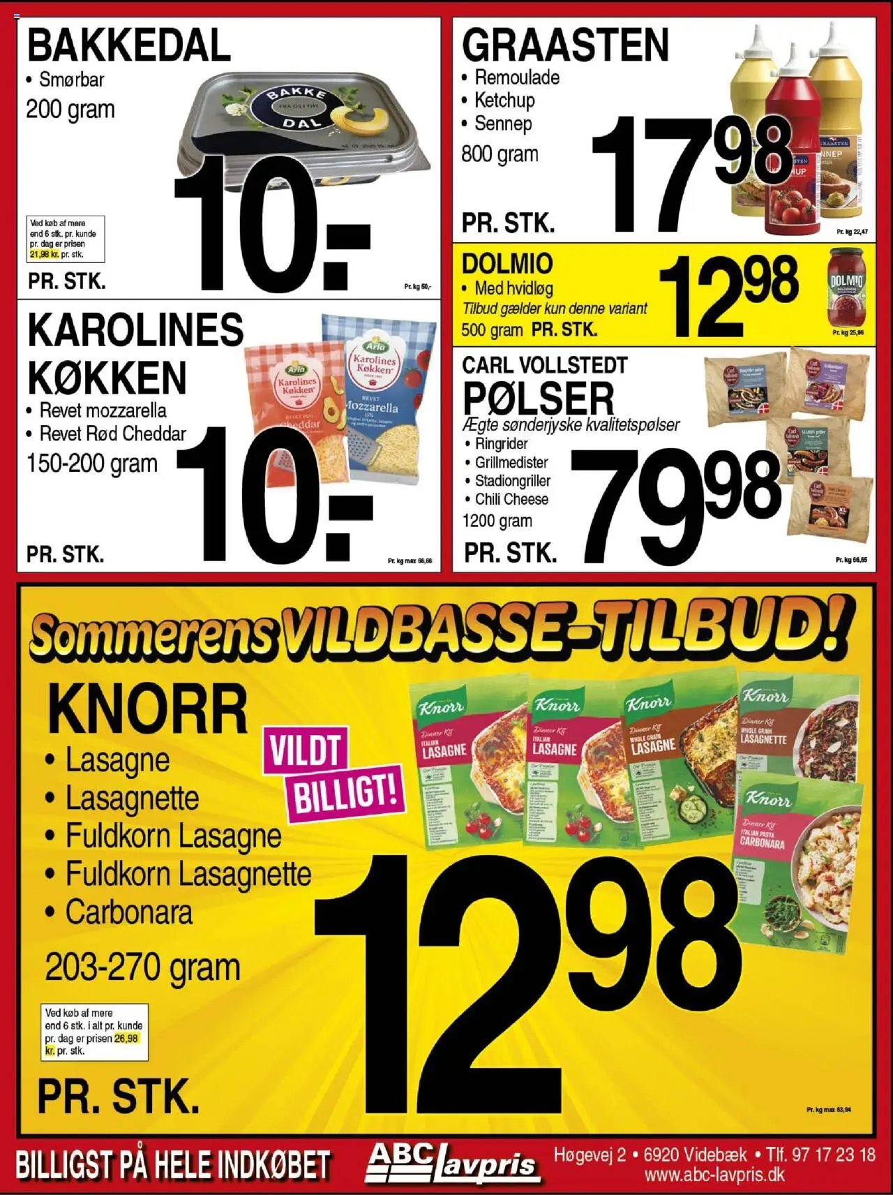 Abc Lavpris tilbudsavis fra 30/07/2026 Videbæk