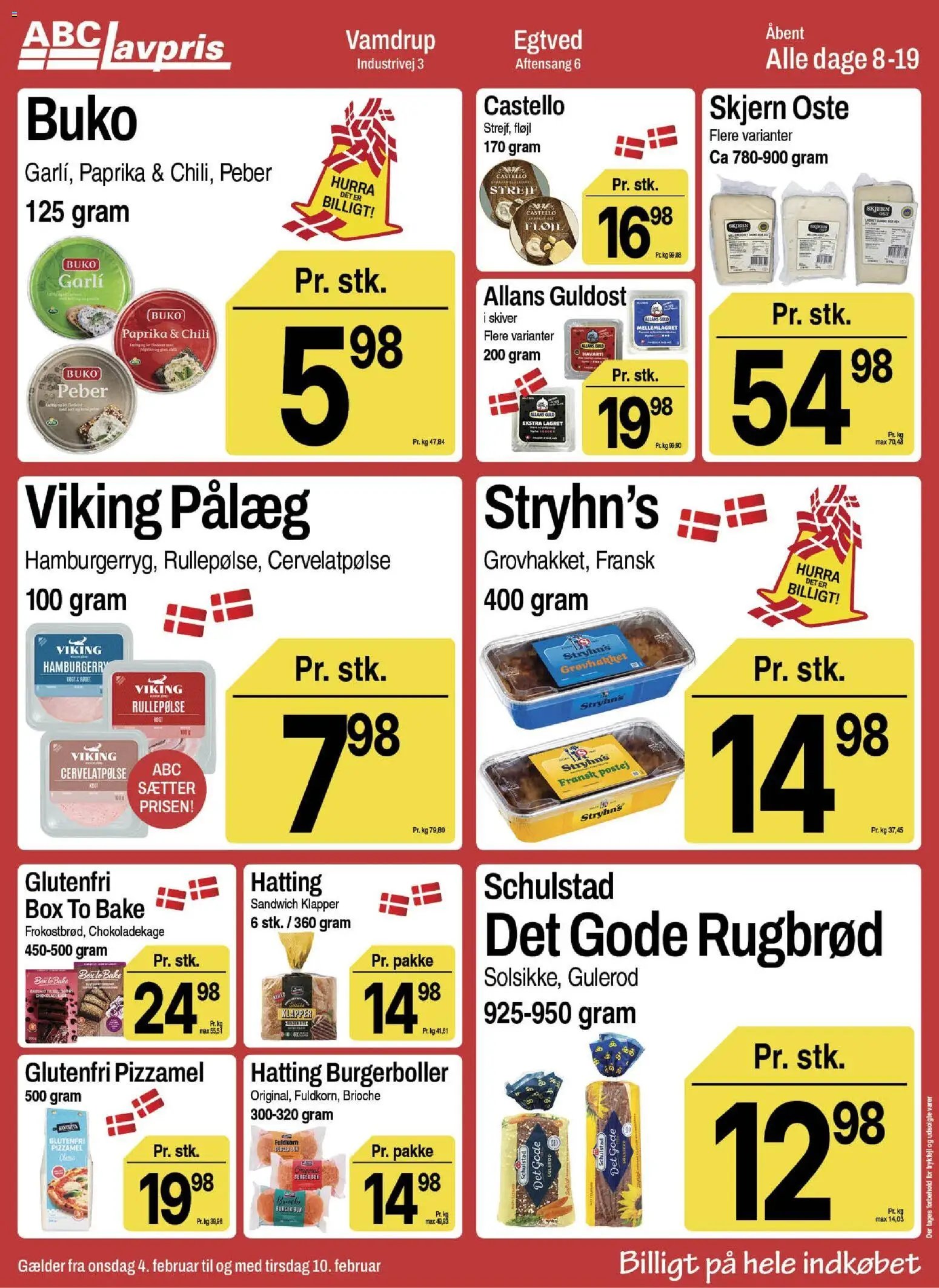 Abc Lavpris tilbudsavis fra 04/02/2026 Vamdrup