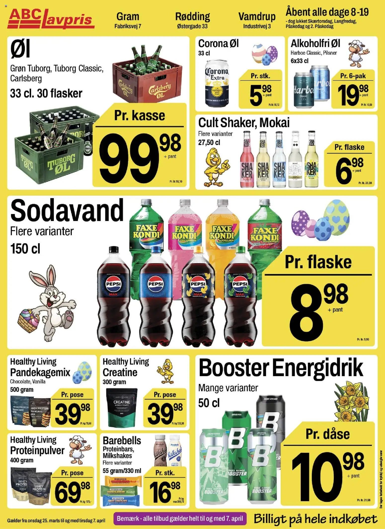 Abc Lavpris tilbudsavis fra 25/03/2026 Abc Lavpris - Gram