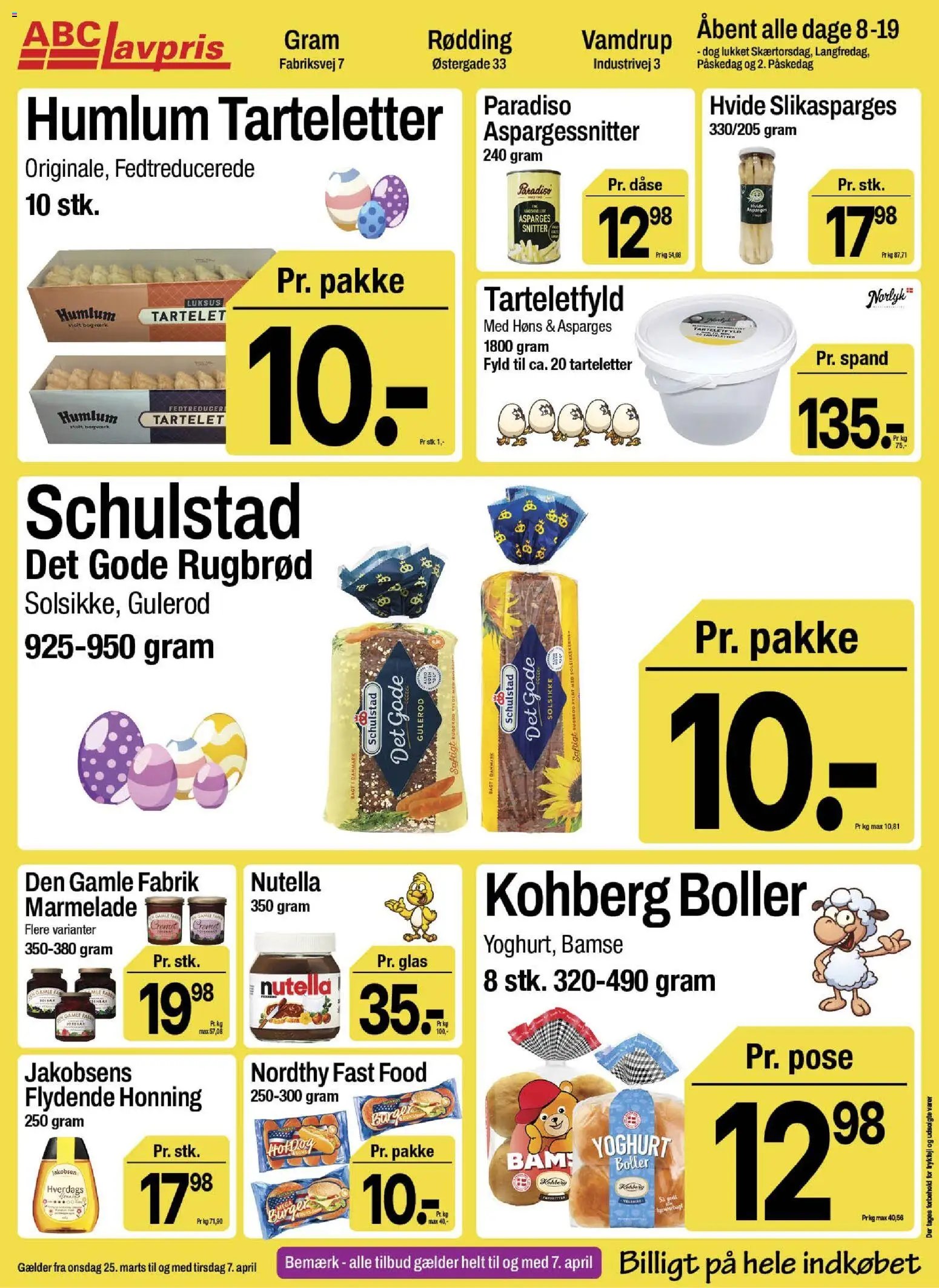 Abc Lavpris tilbudsavis fra 25/03/2026 Abc Lavpris - Gram