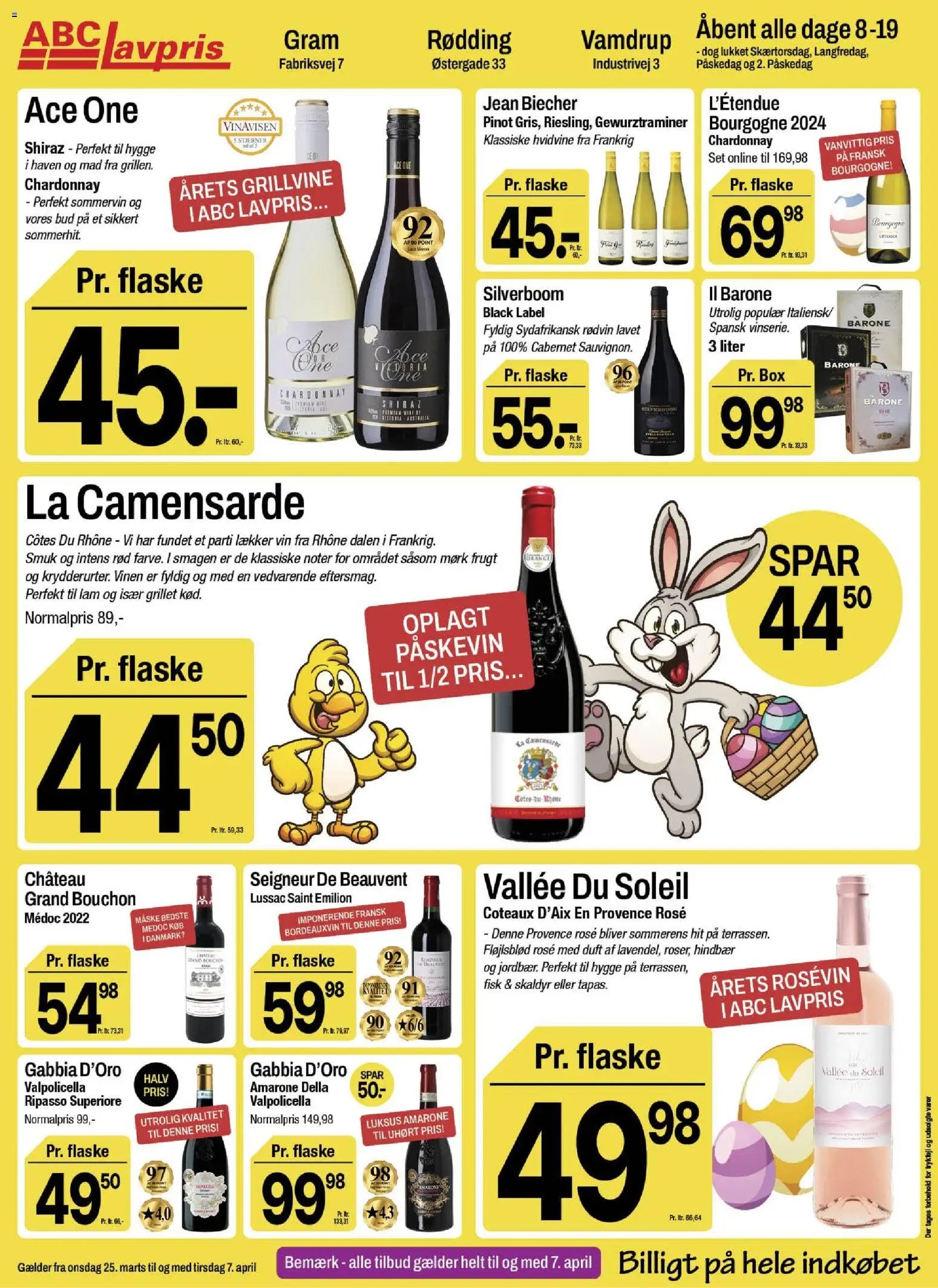 Abc Lavpris tilbudsavis fra 25/03/2026 Abc Lavpris - Gram