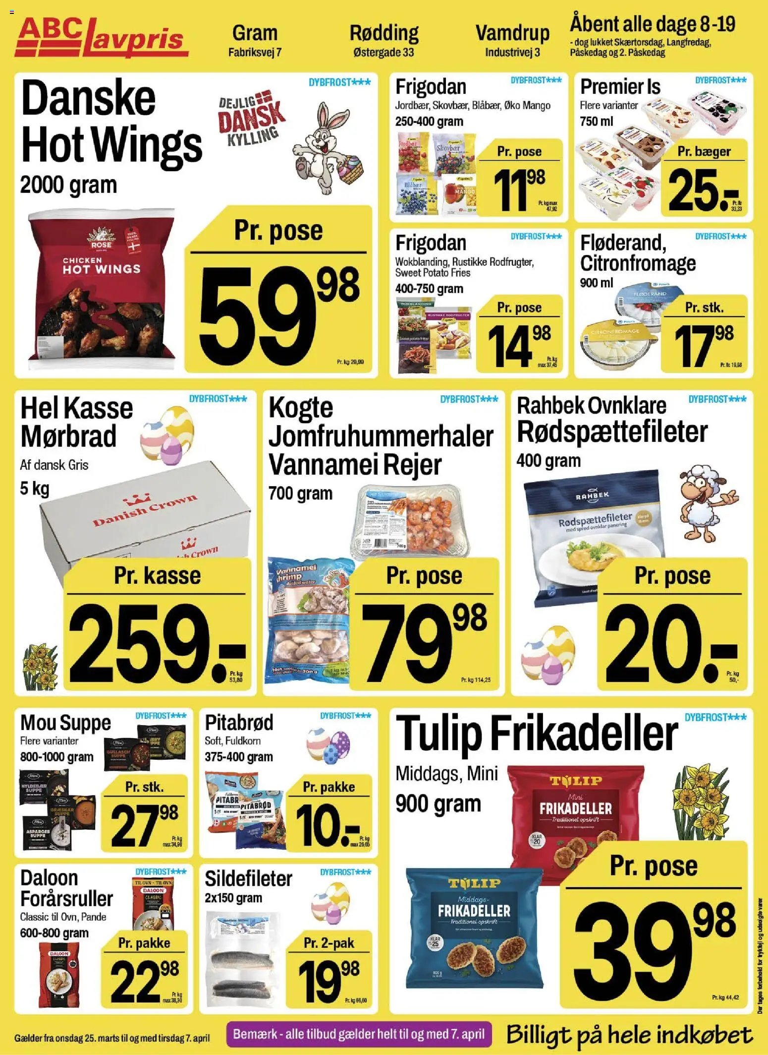 Abc Lavpris tilbudsavis fra 25/03/2026 Abc Lavpris - Gram