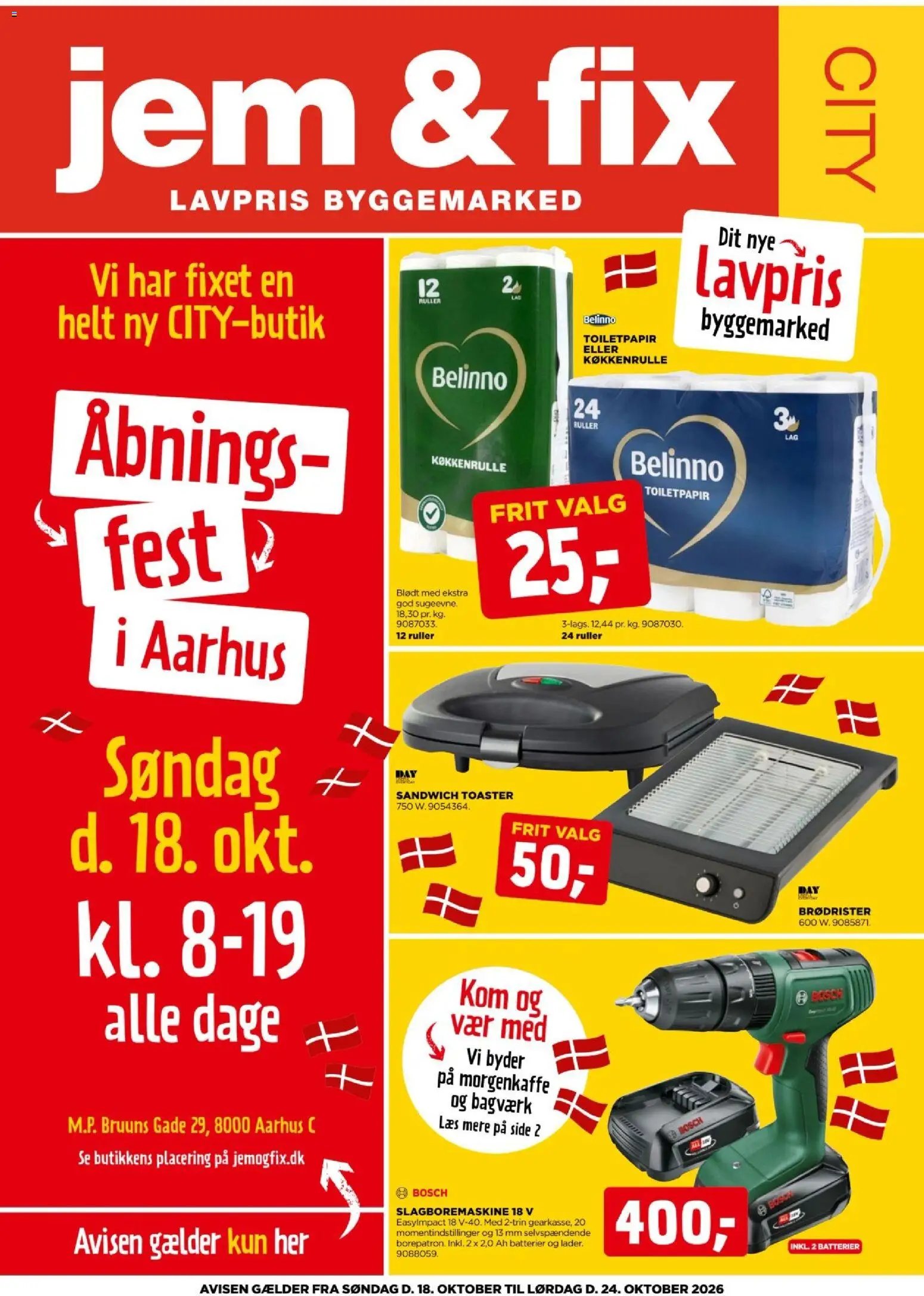Nye Jem & fix tilbud fra 18/10/2026