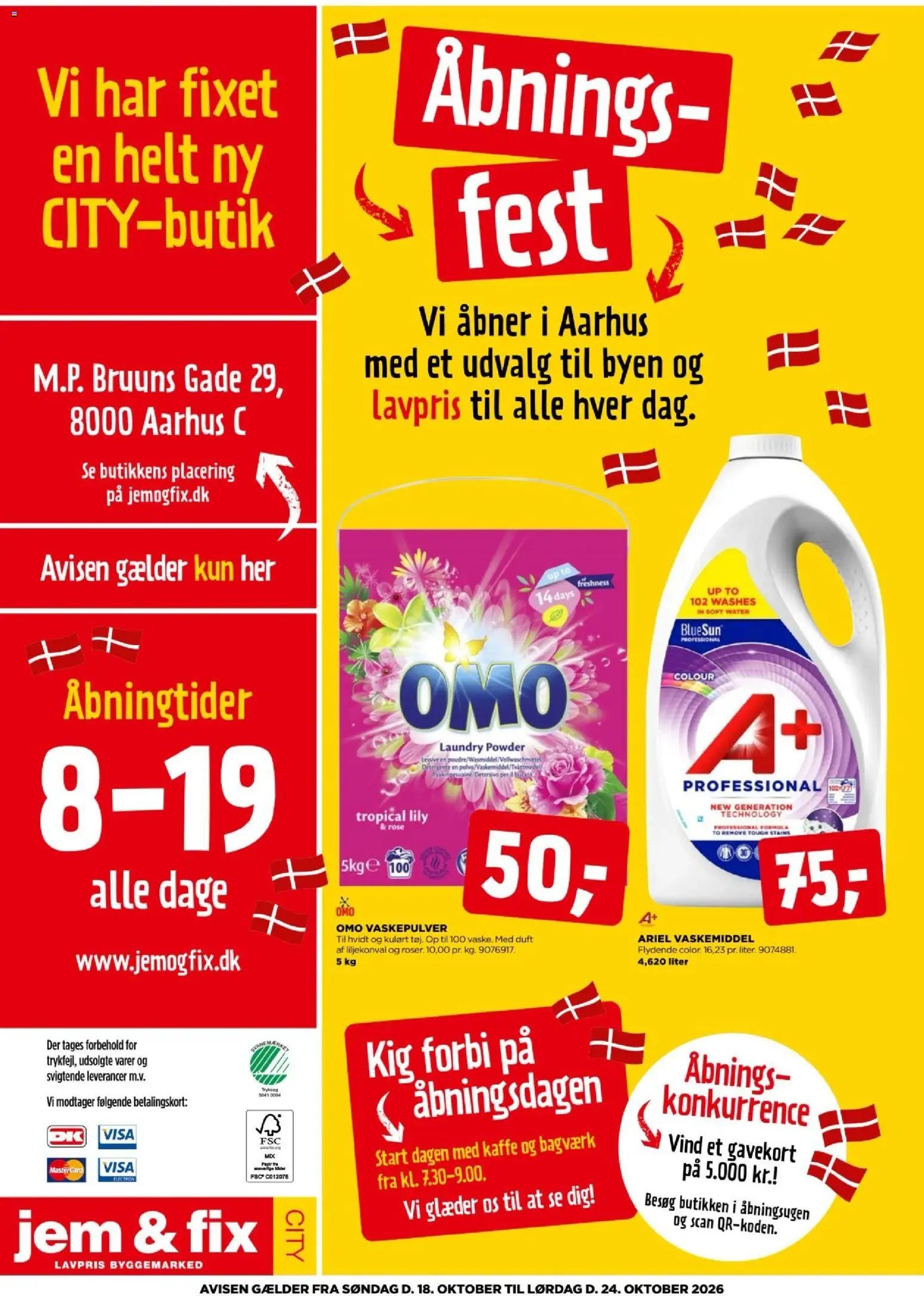 Nye Jem & fix tilbud fra 18/10/2026