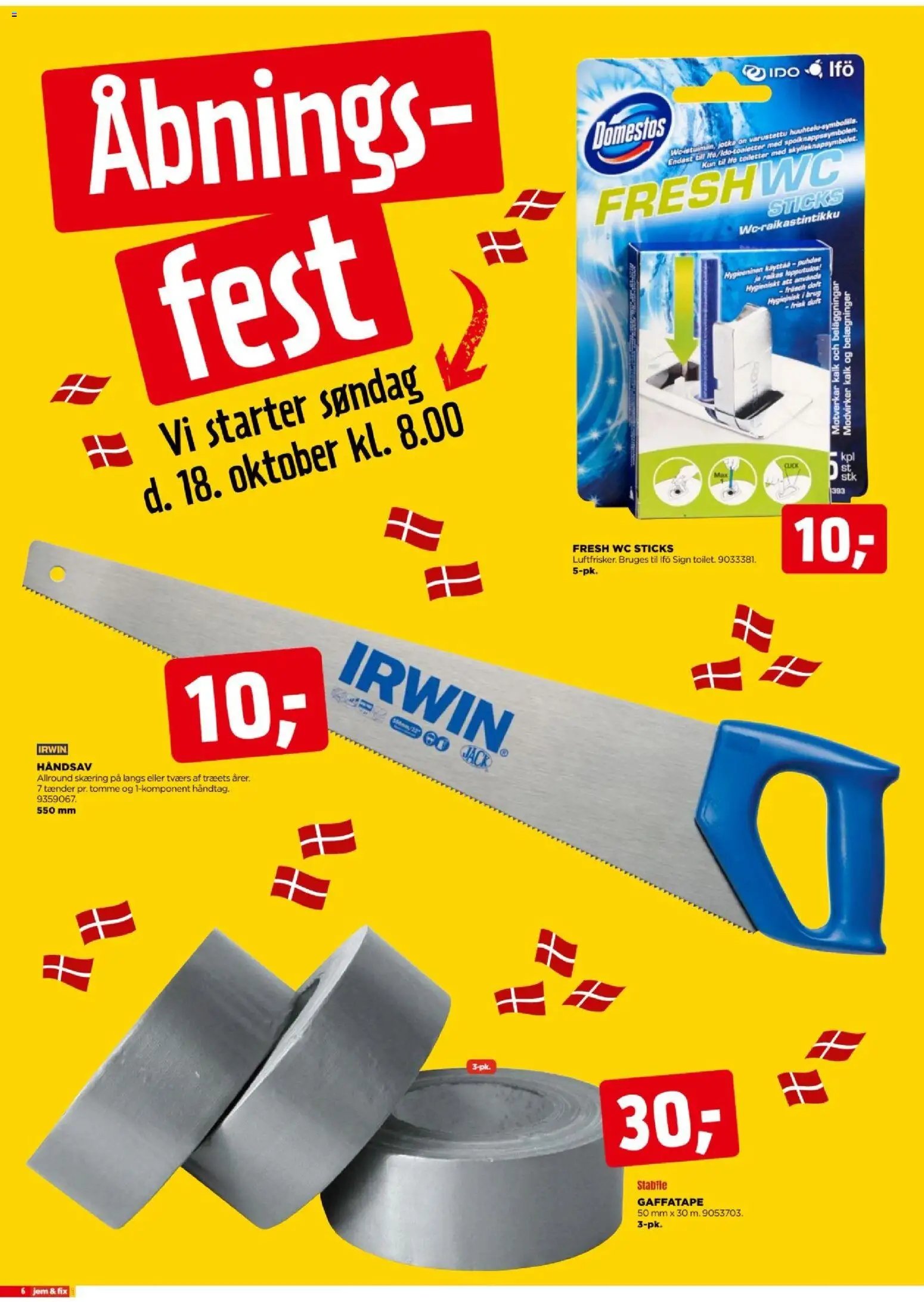 Nye Jem & fix tilbud fra 18/10/2026