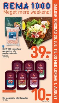 Rema 1000 tilbudsavis fra 30/07/2026 Rema 1000 - Uge 31 Indstik