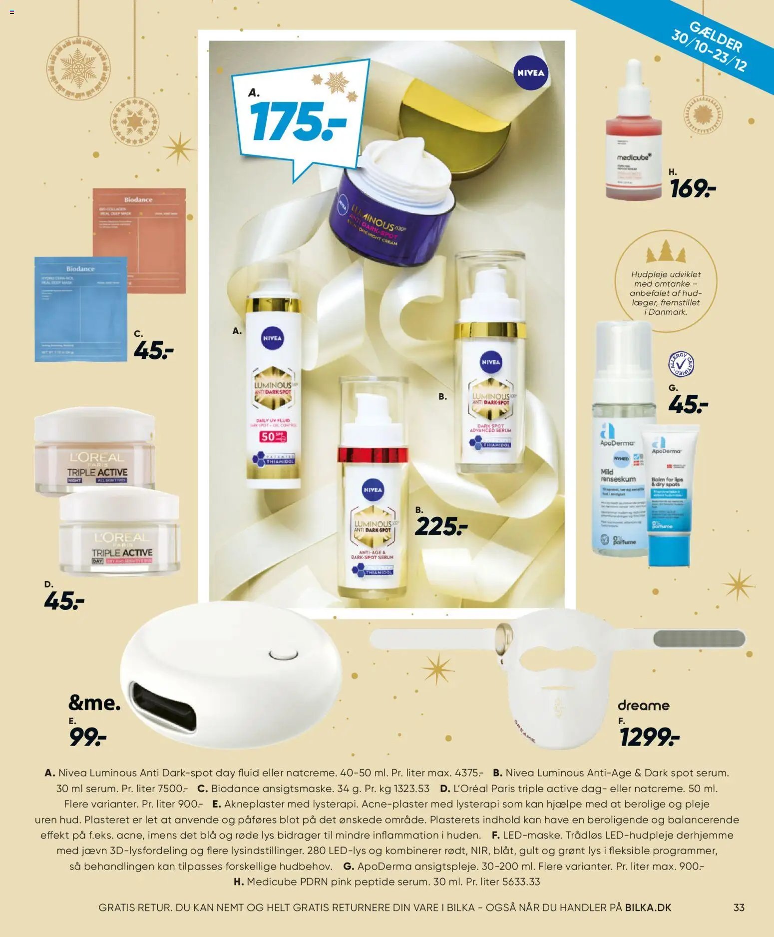 Nye Bilka tilbud fra 30/10/2026