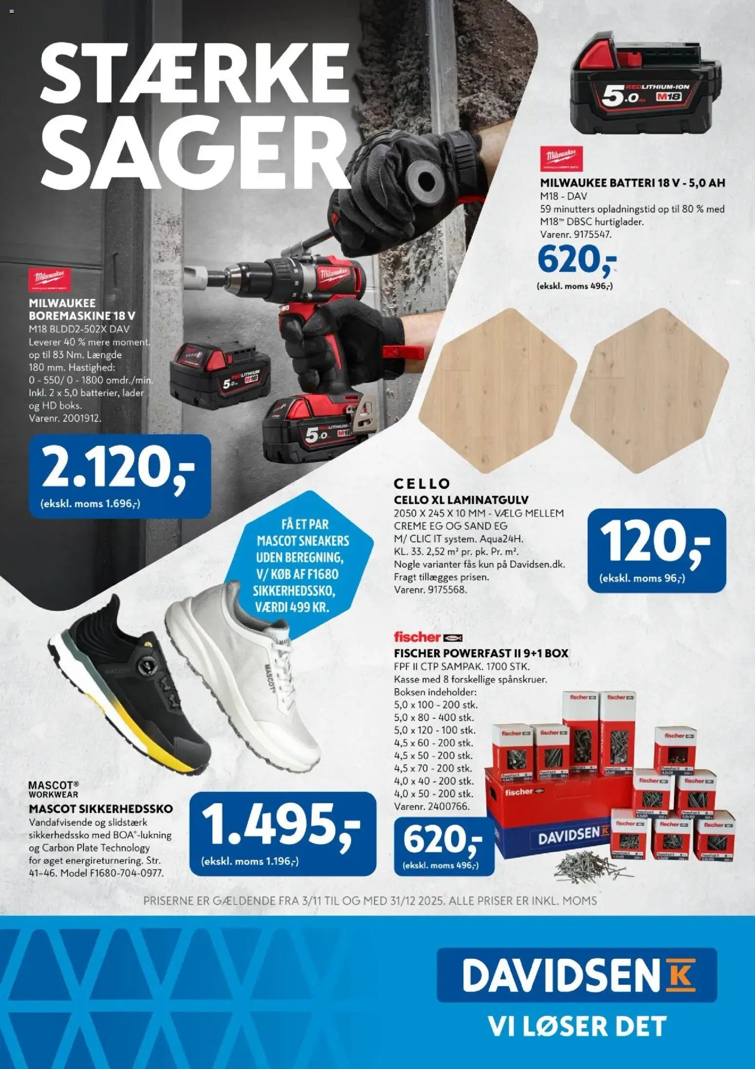 Davidsen tilbudsavis fra 02/11/2025 STÆRKЕ SAGER