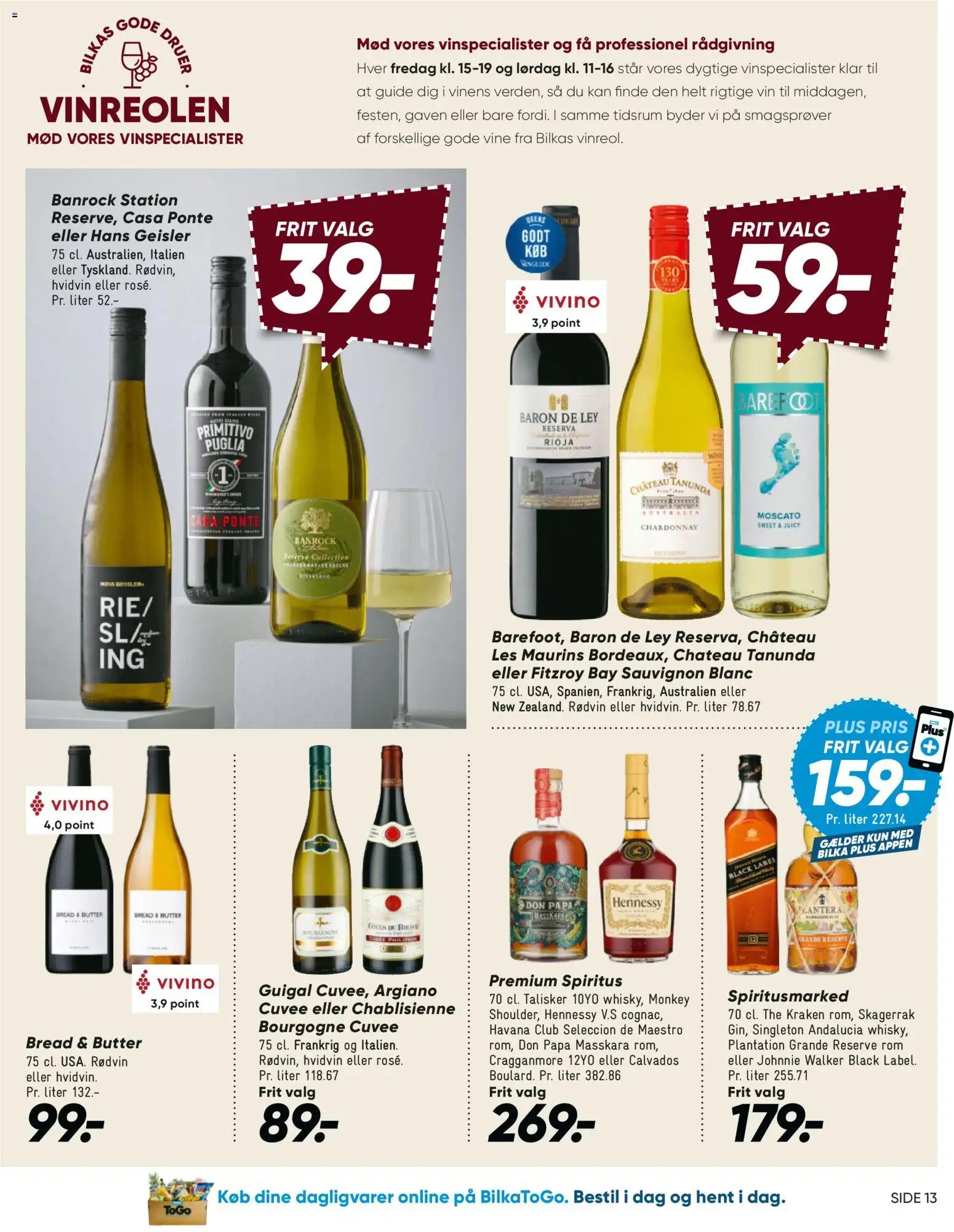 Nye Bilka tilbud fra 09/10/2026