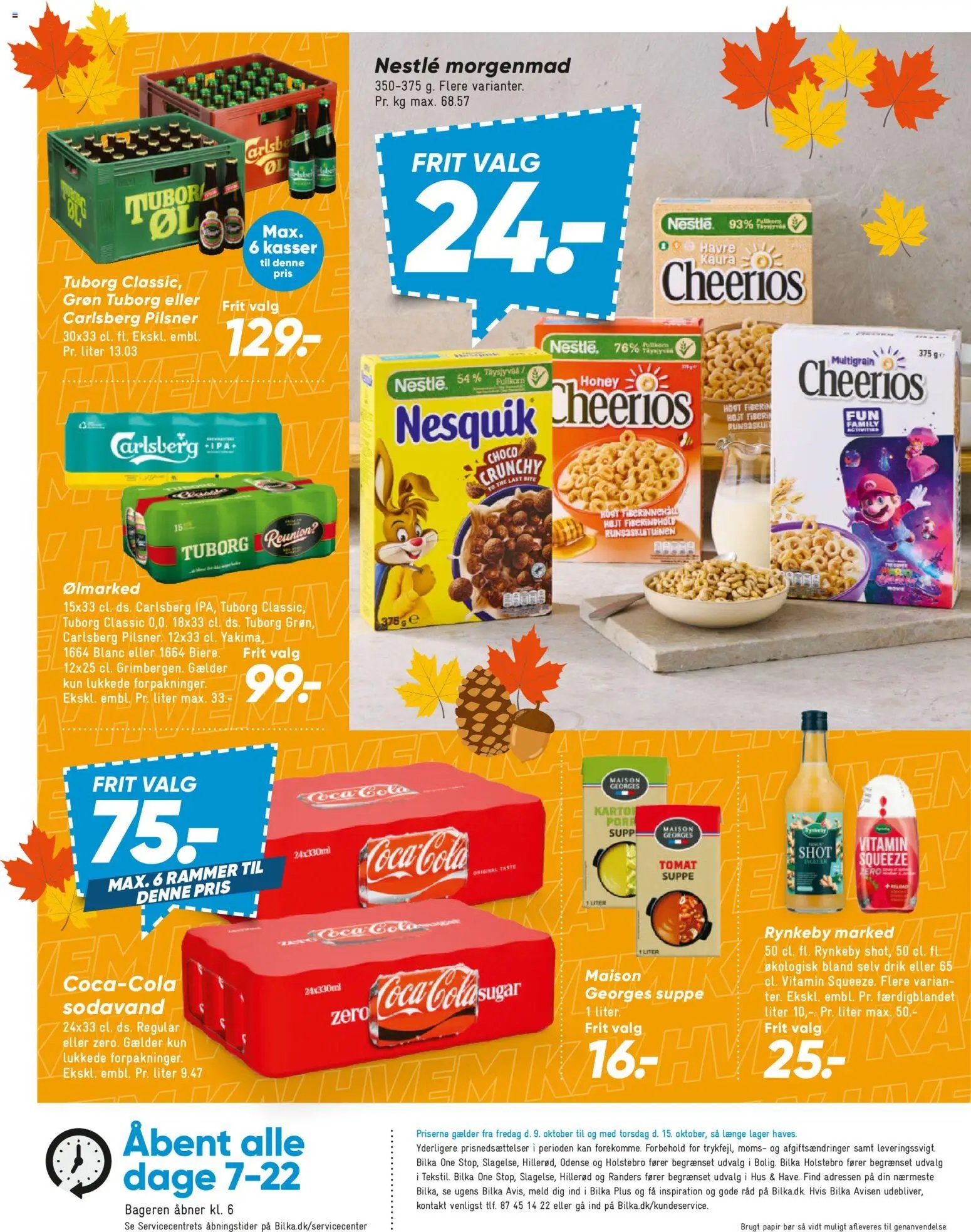 Nye Bilka tilbud fra 09/10/2026