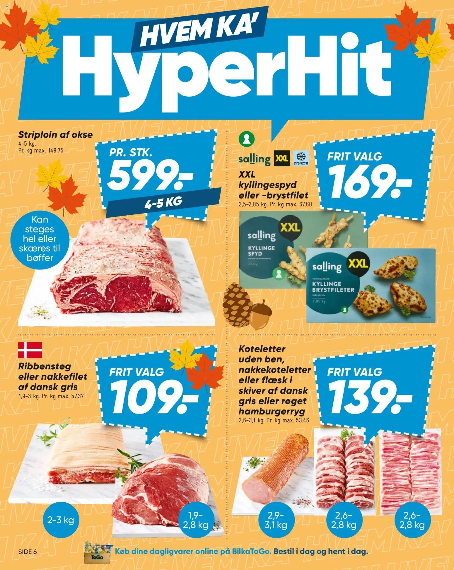 Nye Bilka tilbud fra 09/10/2026