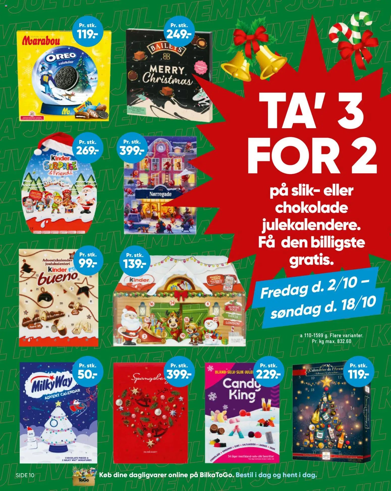 Nye Bilka tilbud fra 09/10/2026
