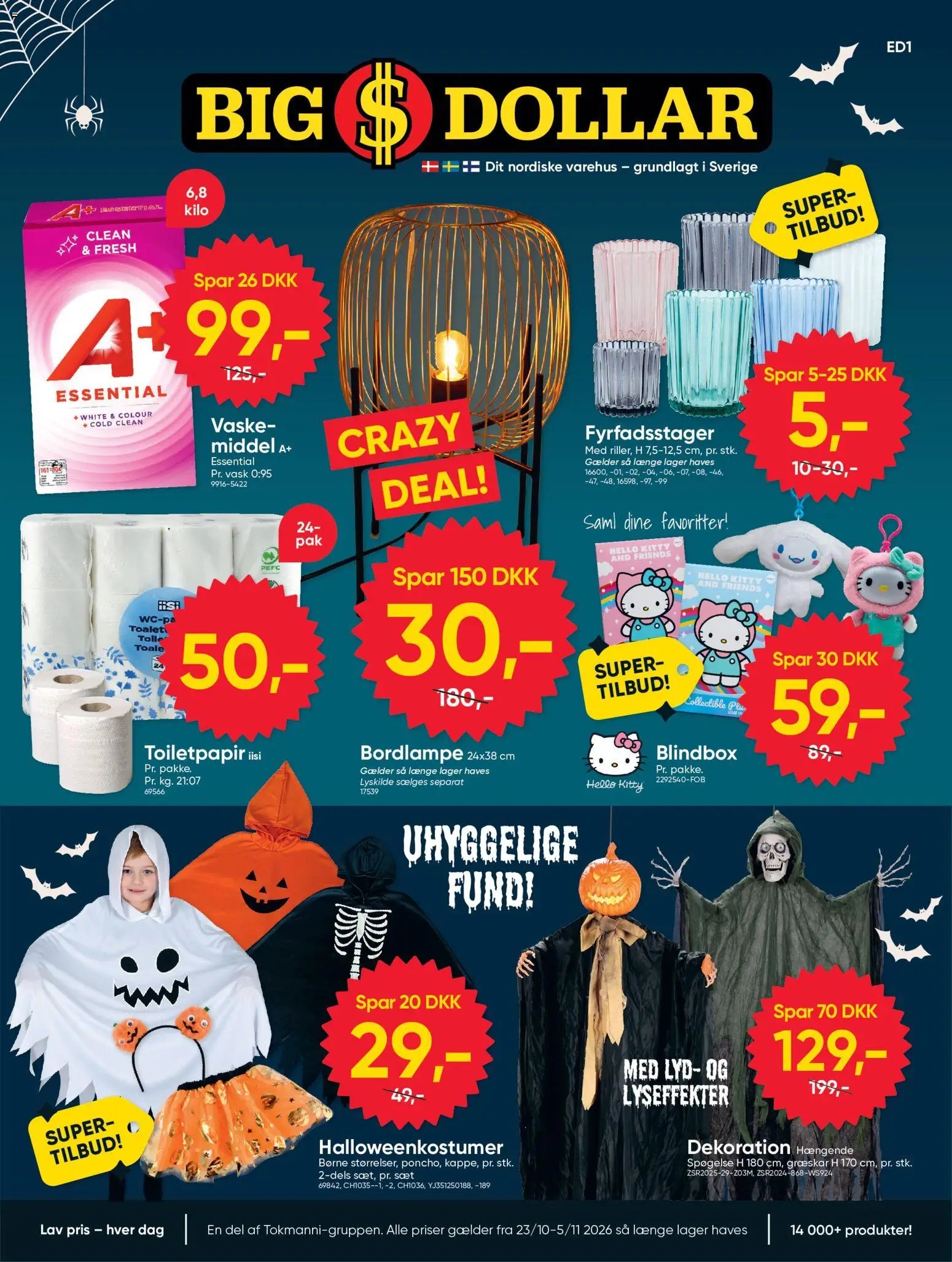 Nye Bigdollar tilbud fra 23/10/2026