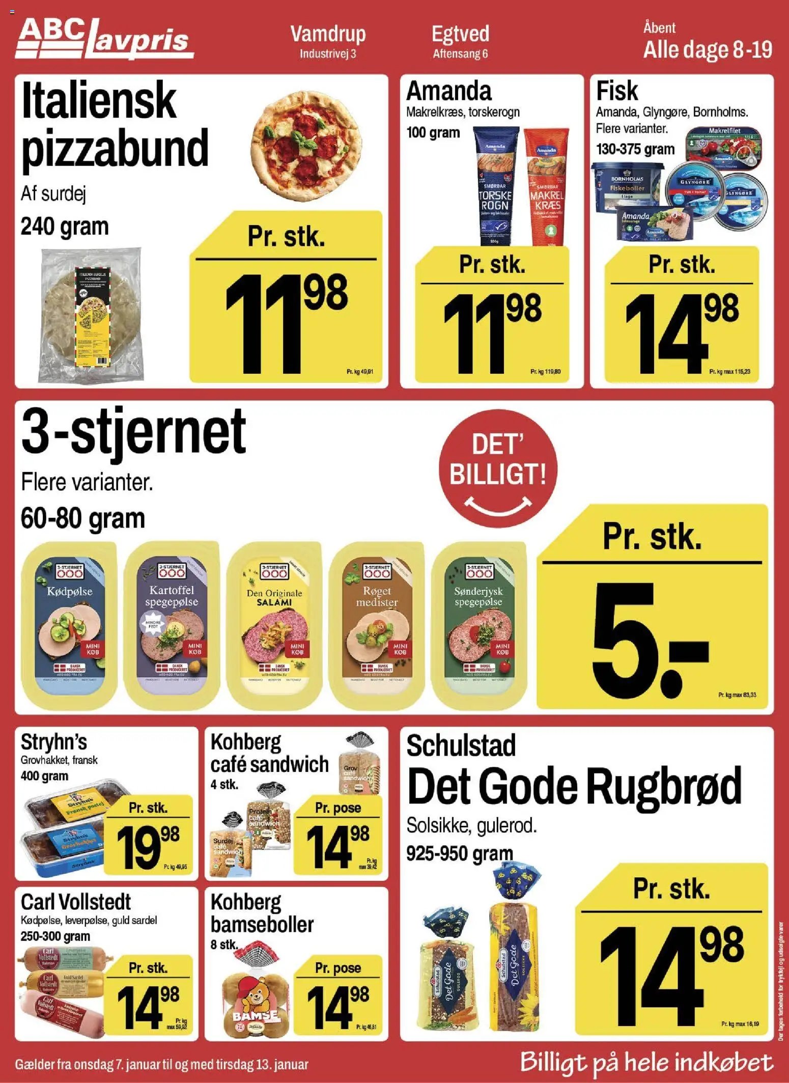 Abc Lavpris tilbudsavis fra 07/01/2026 Vamdrup