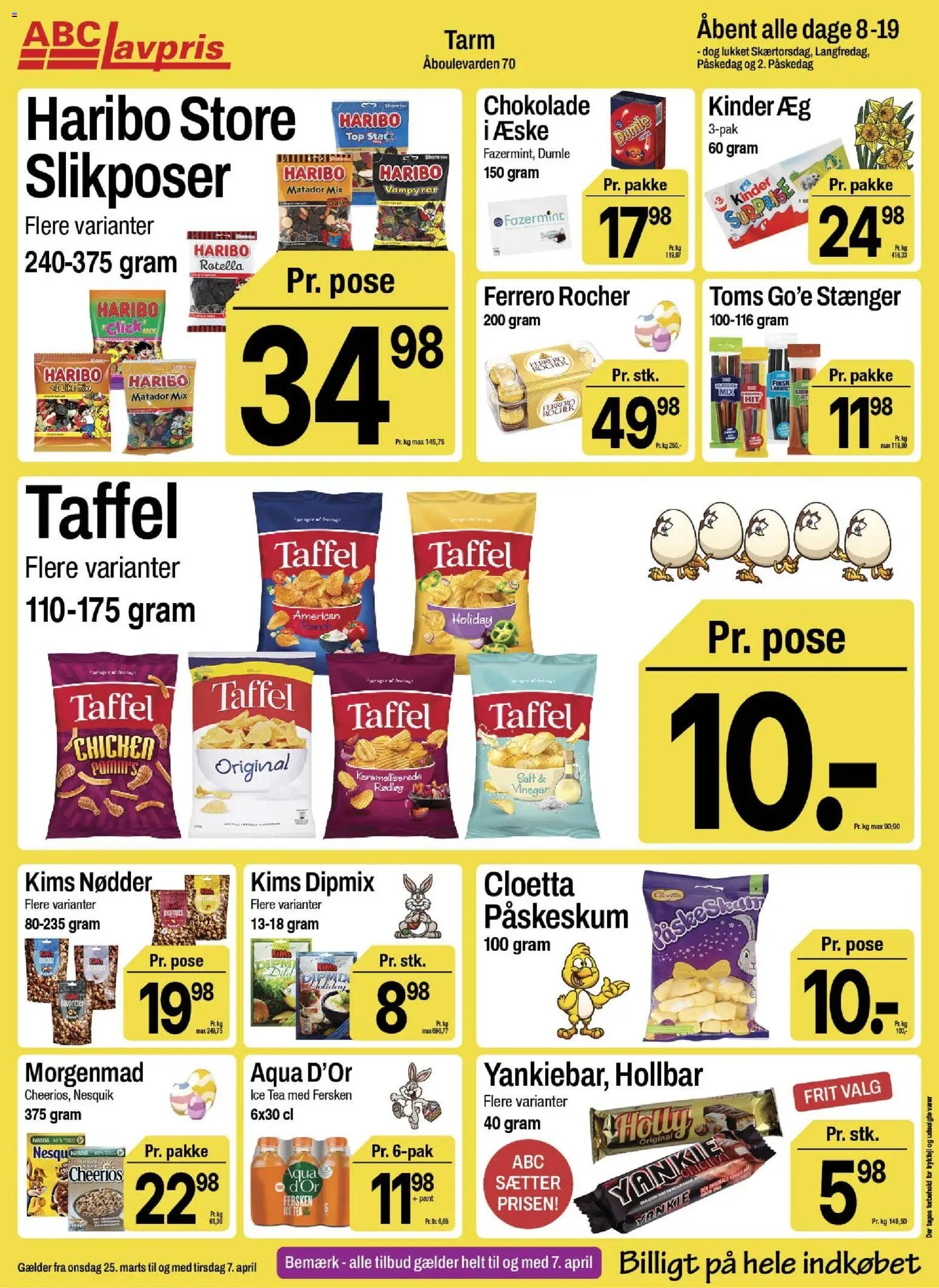Abc Lavpris tilbudsavis fra 25/03/2026 Abc Lavpris - Tarm