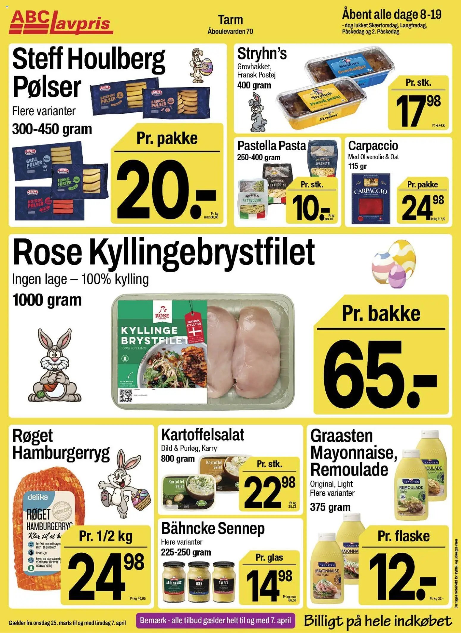 Abc Lavpris tilbudsavis fra 25/03/2026 Abc Lavpris - Tarm